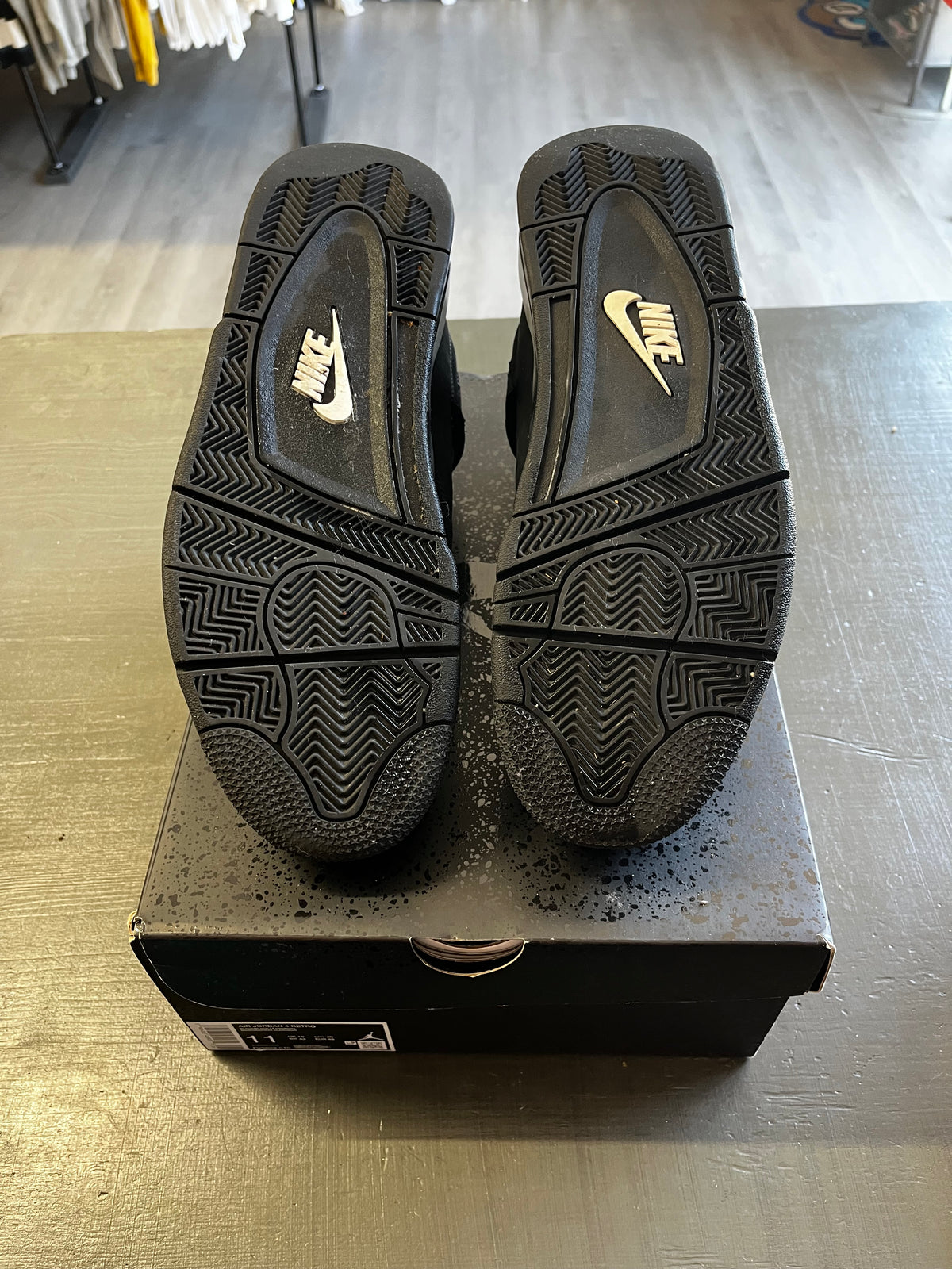 Pre Owned Air Jordan 4 Retro Black Cat