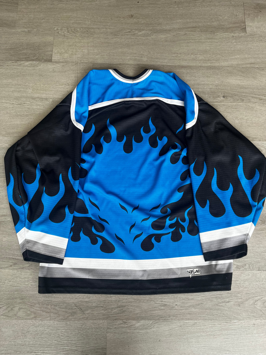 Vintage CCM Phoenix Roadrunners Blue Flame Hockey Jersey