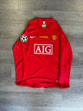 Manchester United 2008 UEFA Champions League Final Long Sleeve Home Jersey