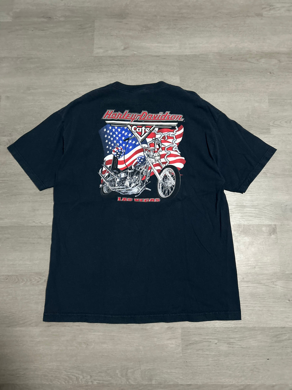 Vintage Harley Davidson Cafe Las Vegas Tee
