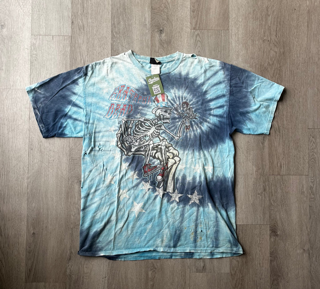 Vintage Grateful Dead Uncle Sam I Am Tie Dye Tee