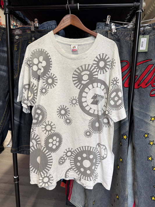 Vintage Temple Grey Tee