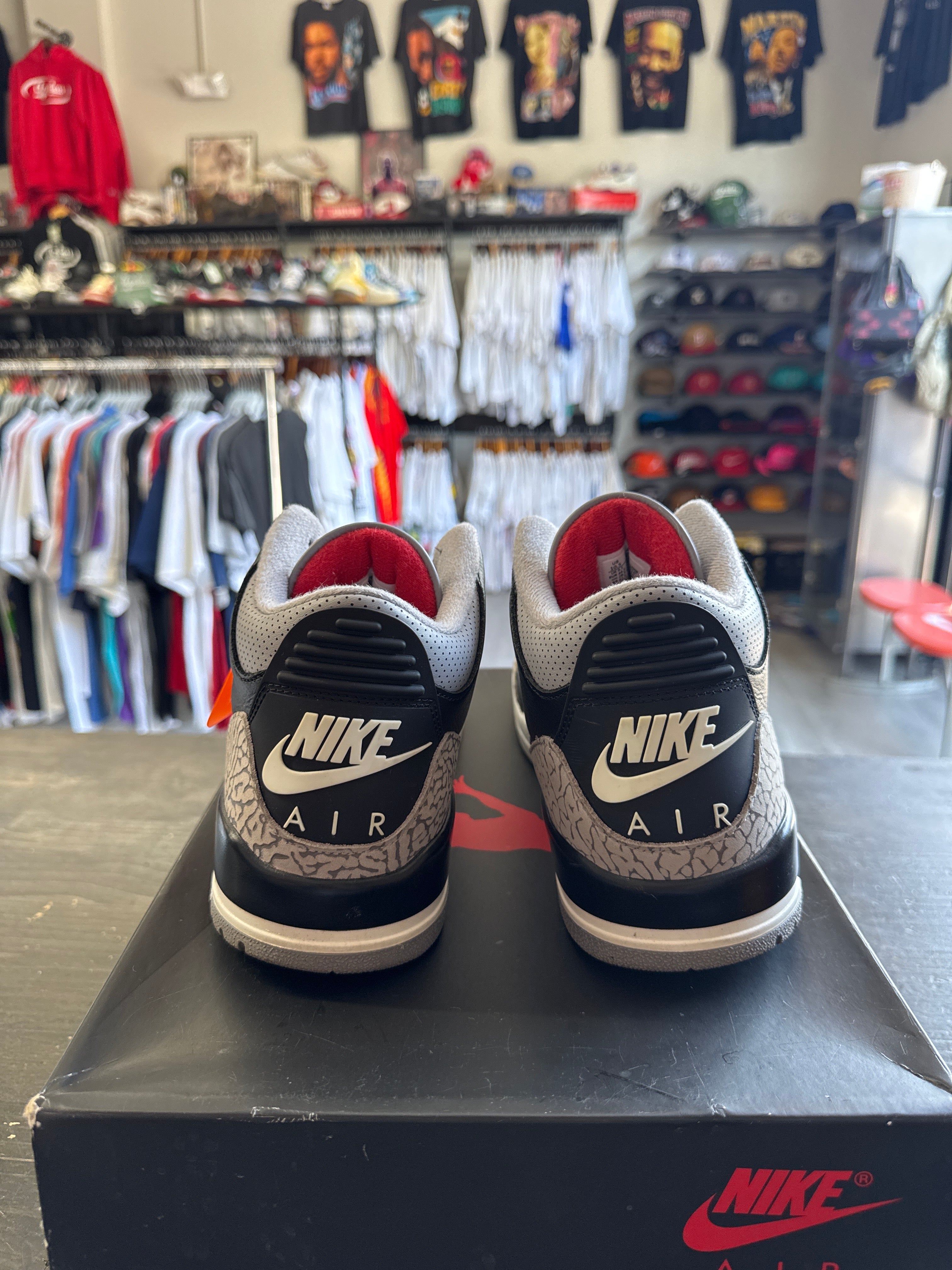 Pre-owned Jordan Retro 3 Black Cement (2024)