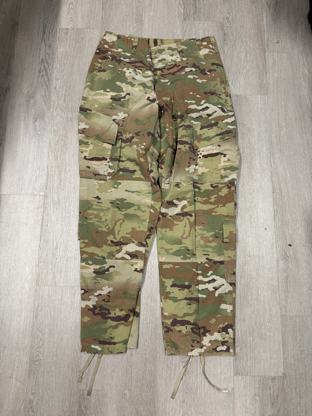 Y2K Military Woodland Camo Multi Pocket Pants