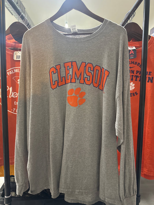 Clemson University Grey Longsleeve Tee