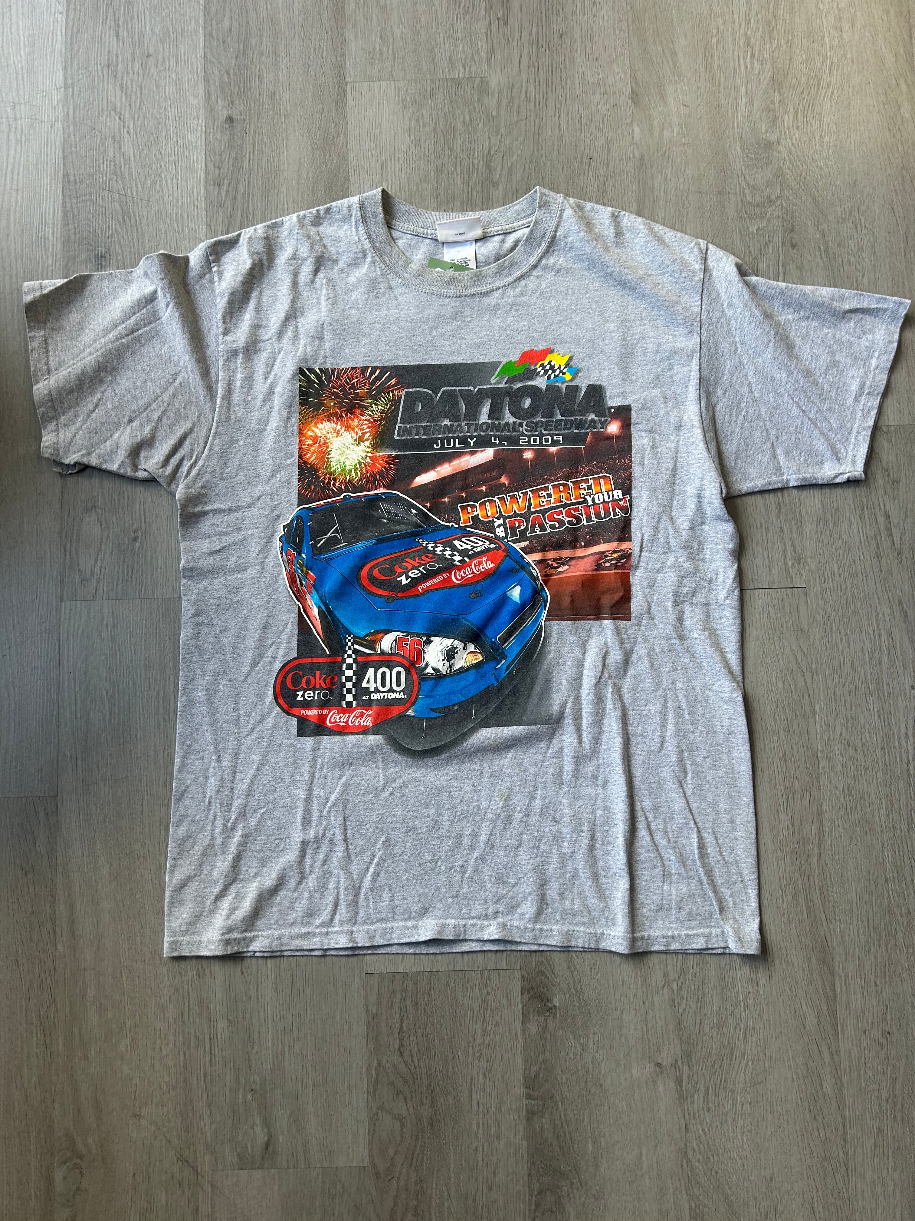 Vintage 2009 NASCAR Coke Zero 400 Daytona International Speedway Tee