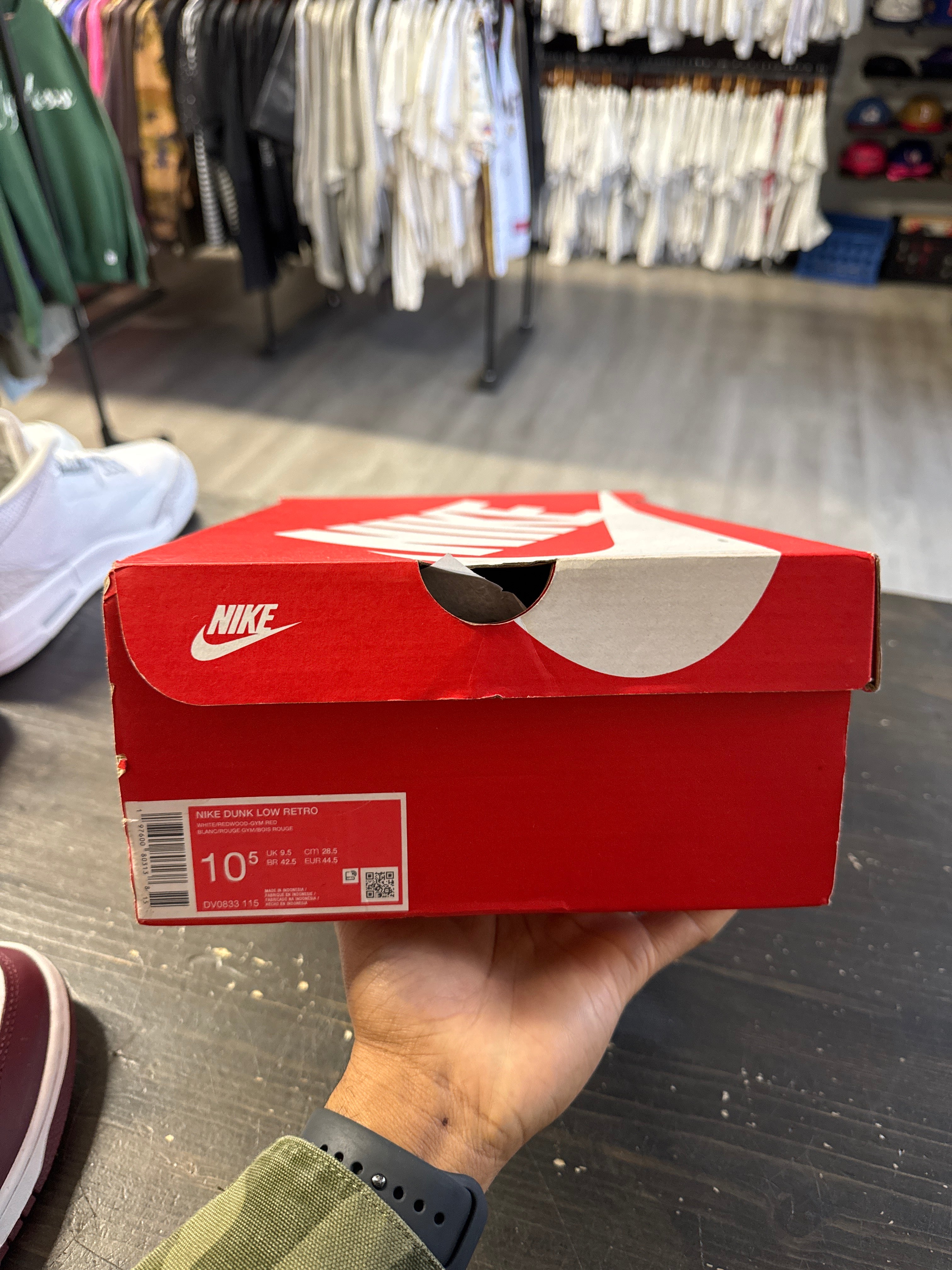 Pre-owned Nike Dunk Low Redwood