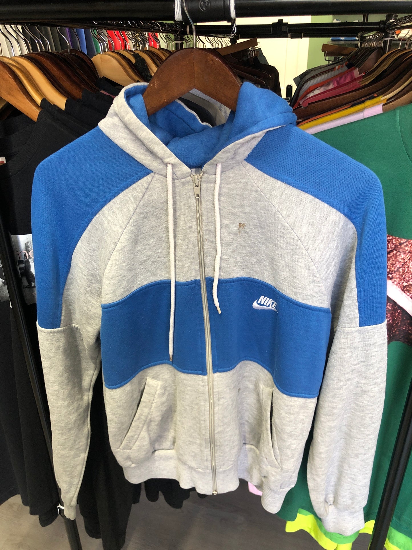 Vintage 80s Nike Hooded Zip-Up