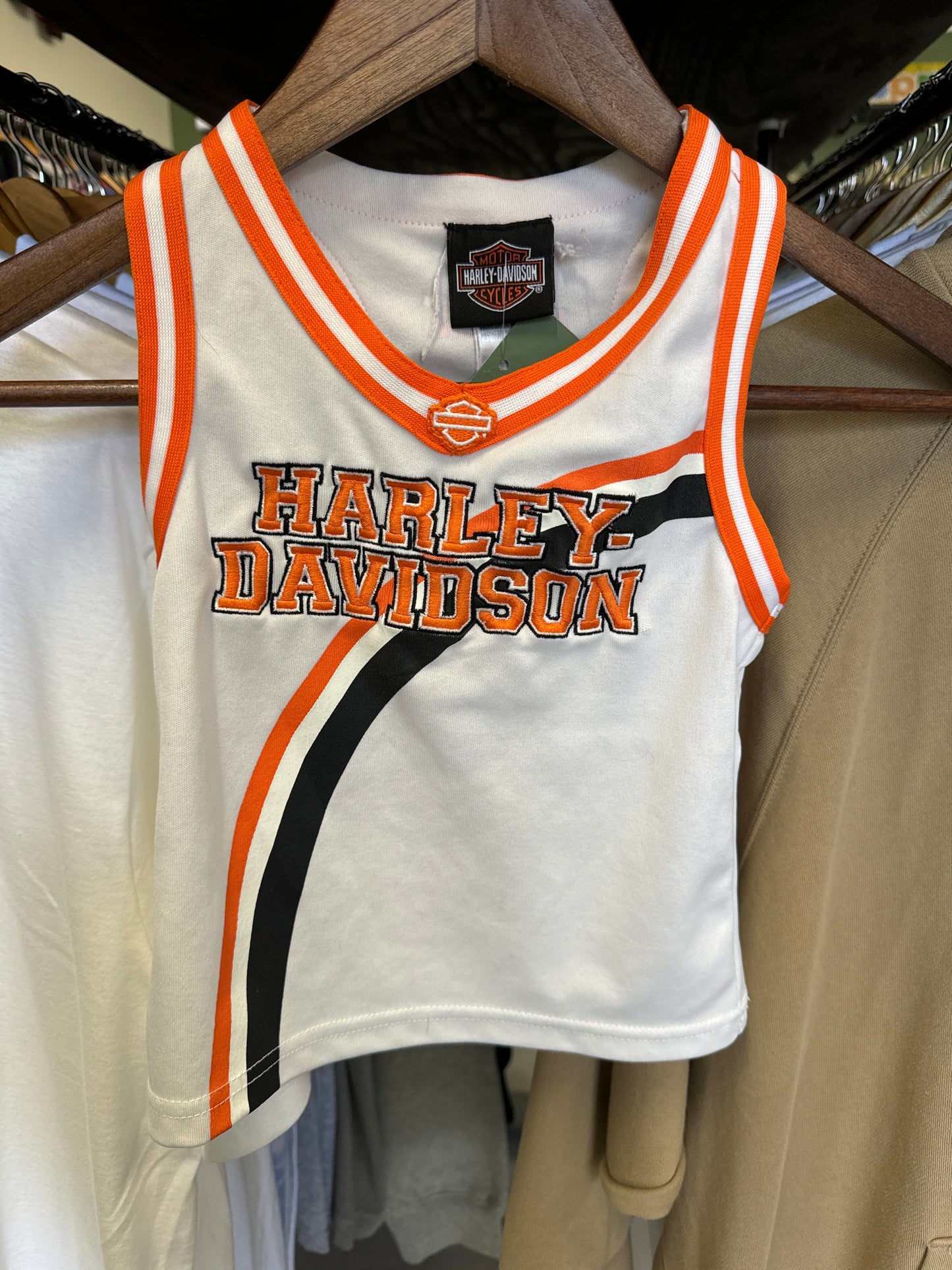 Youth Harley Davidson White Jersey