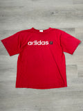 Vintage Red Adidas Tee