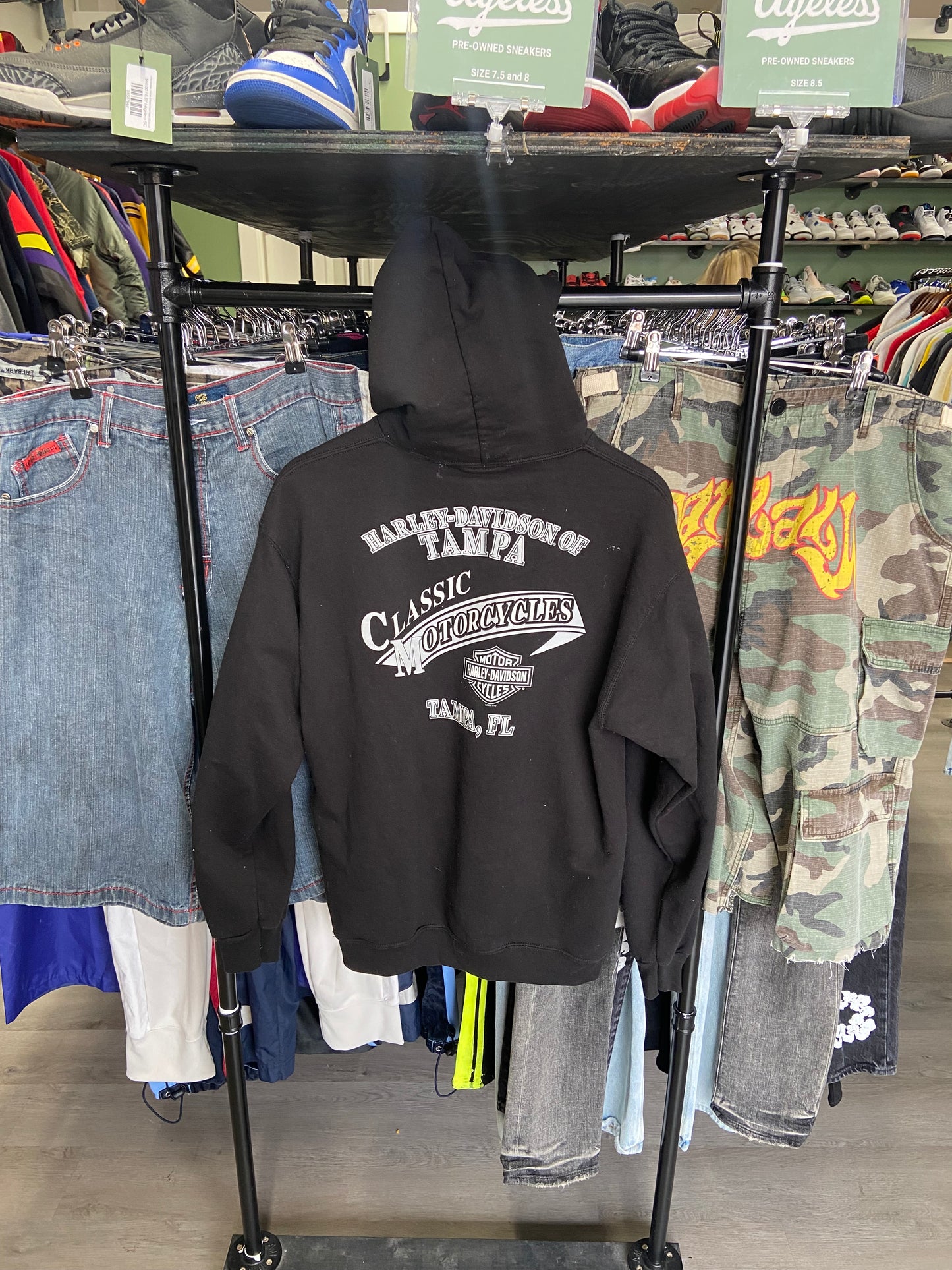 Black Harley Davidson Tampa, FL Hoodie