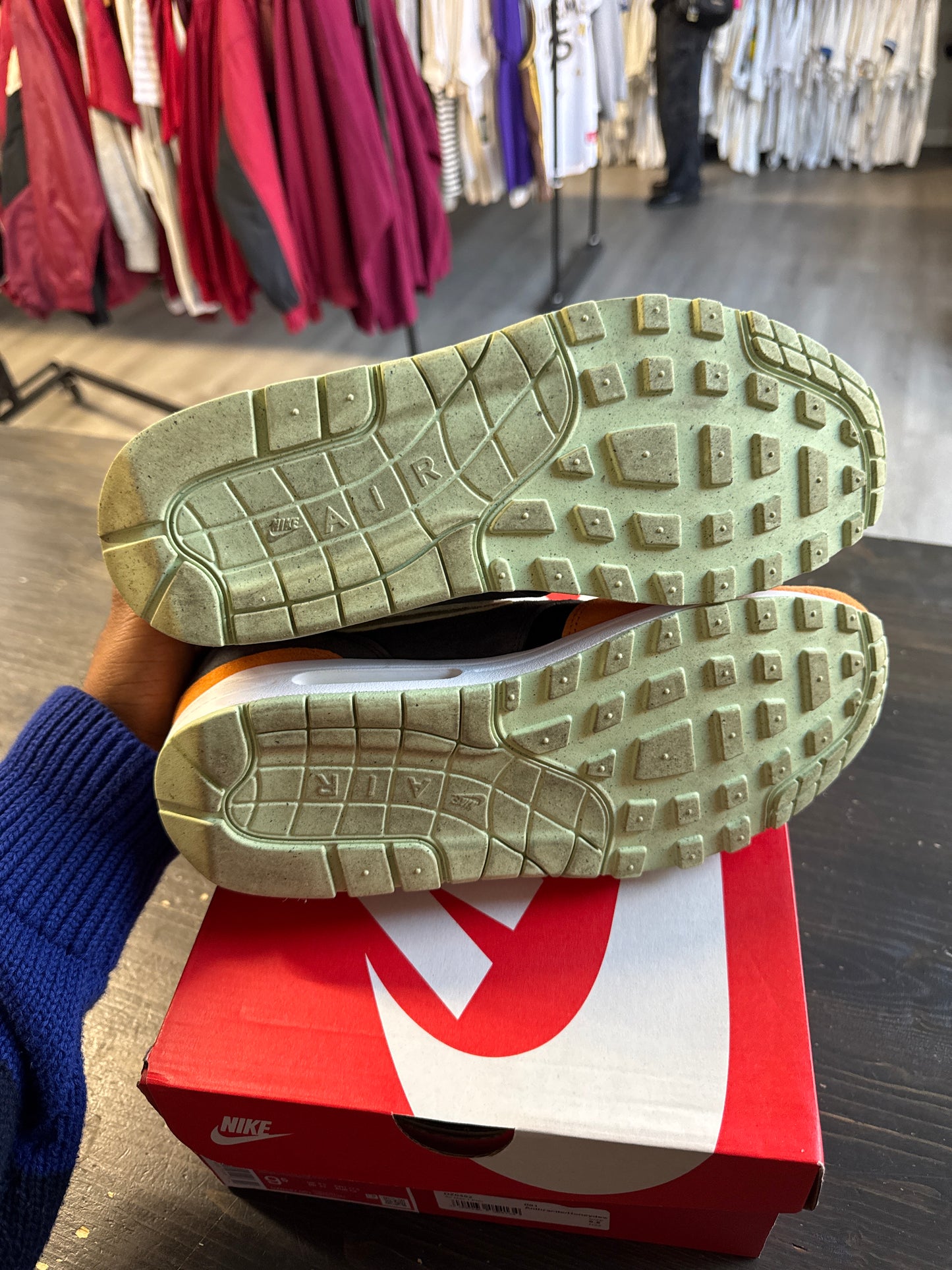 Pre-owned Nike Air Max 1 PRM Duck Honey Dew