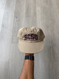 Vintage South Carolina State University Bulldogs Leather Strapback Hat