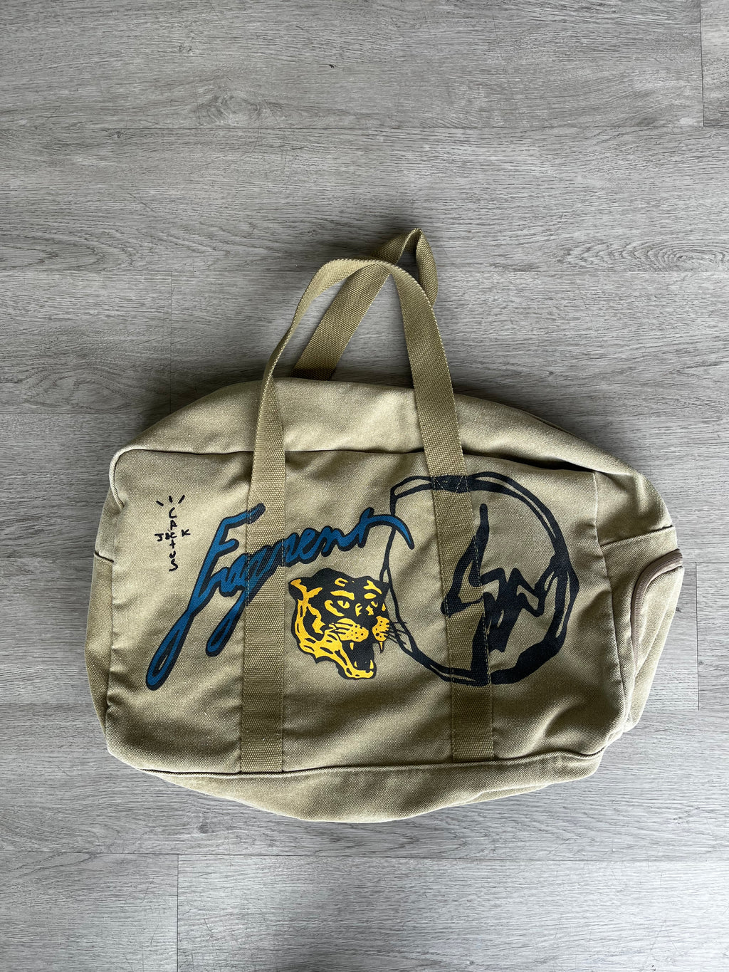 Travis Scott Cactus Jack x Fragment Icons Duffle Bag