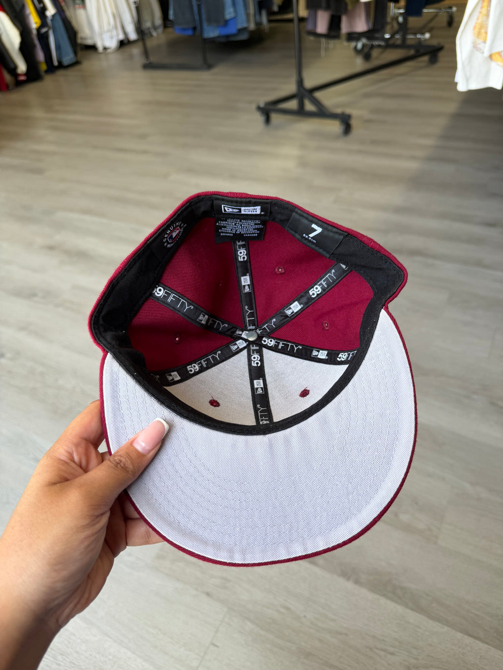 New Era New York Yankees Burgundy Fitted Hat