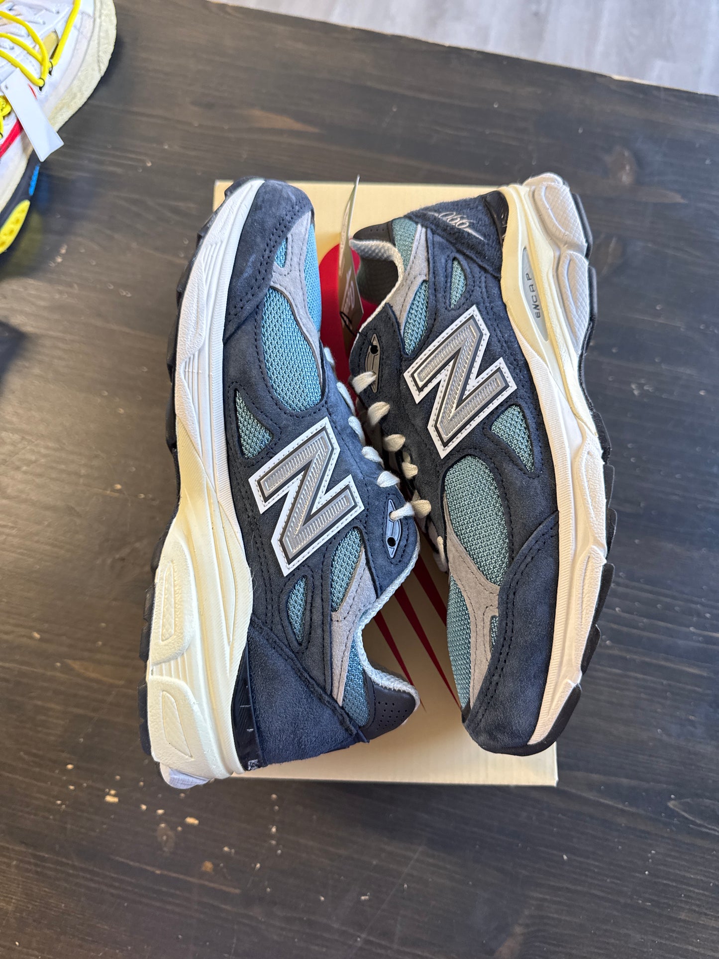 Pre-owned New Balance 990v3 Teddy Santis Navy Castlerock