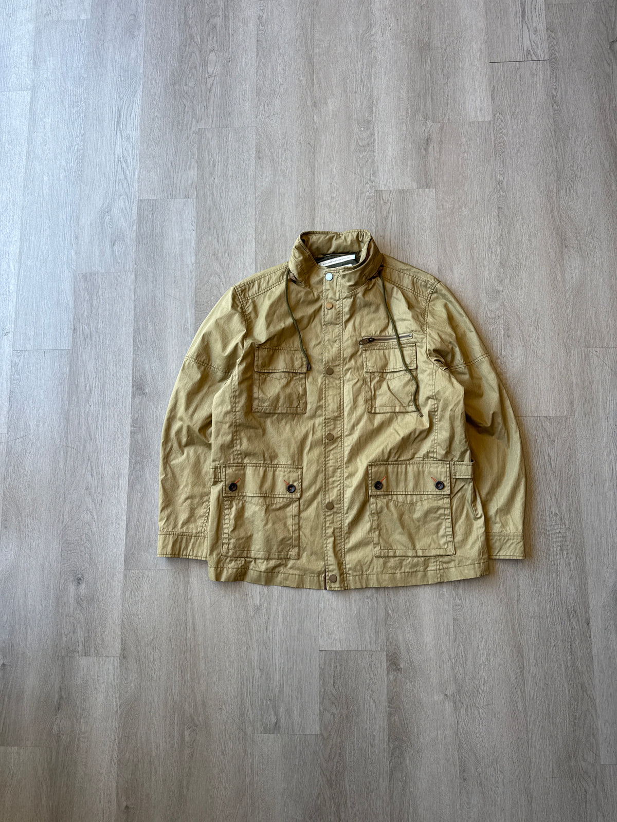 Vintage Tommy Bahama Tribeca Explorer Army Military Pocket Jacket