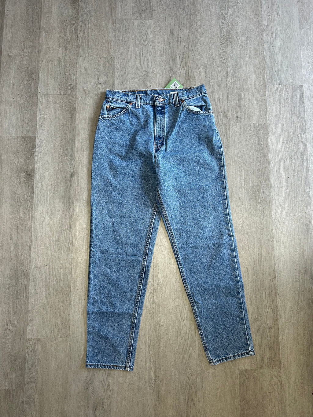 Levi 951 Relaxed Fit Tapered Leg Medium Wash Denim Jeans