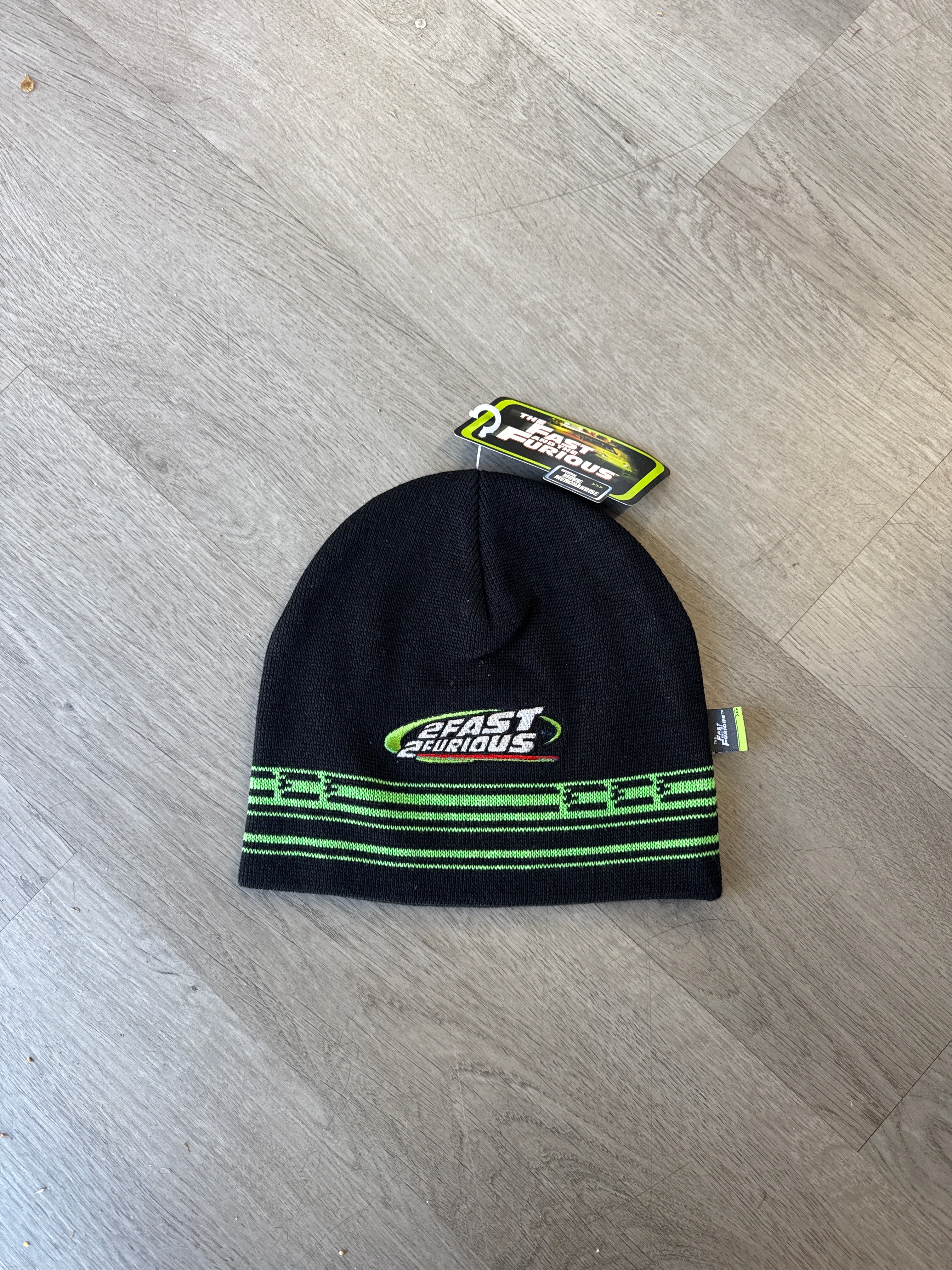 The Fast And The Furious 2 Fast 2 Furios Knit Green Beanie Hat