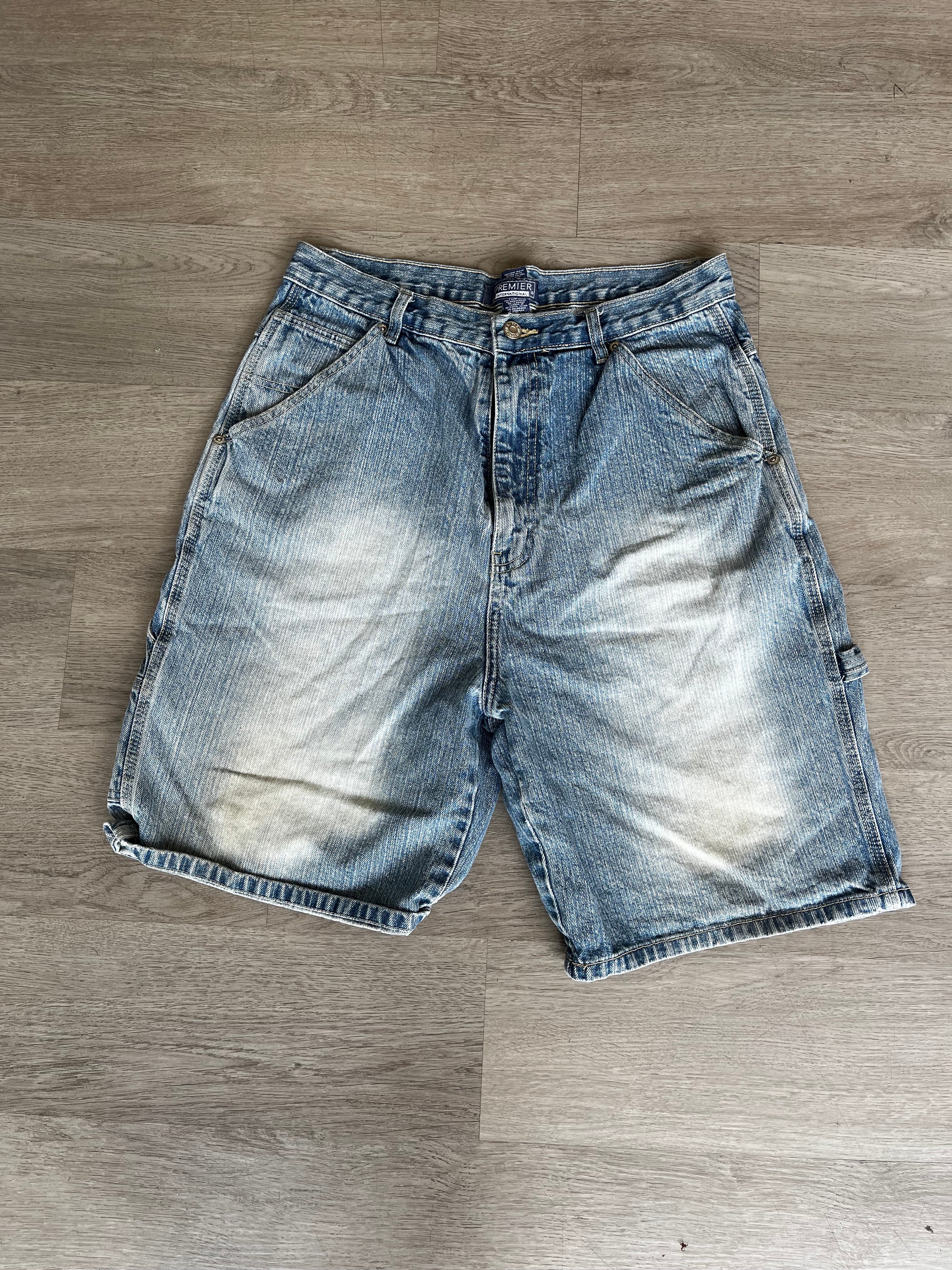 Vintage Premier International Denim Carpenter Shorts
