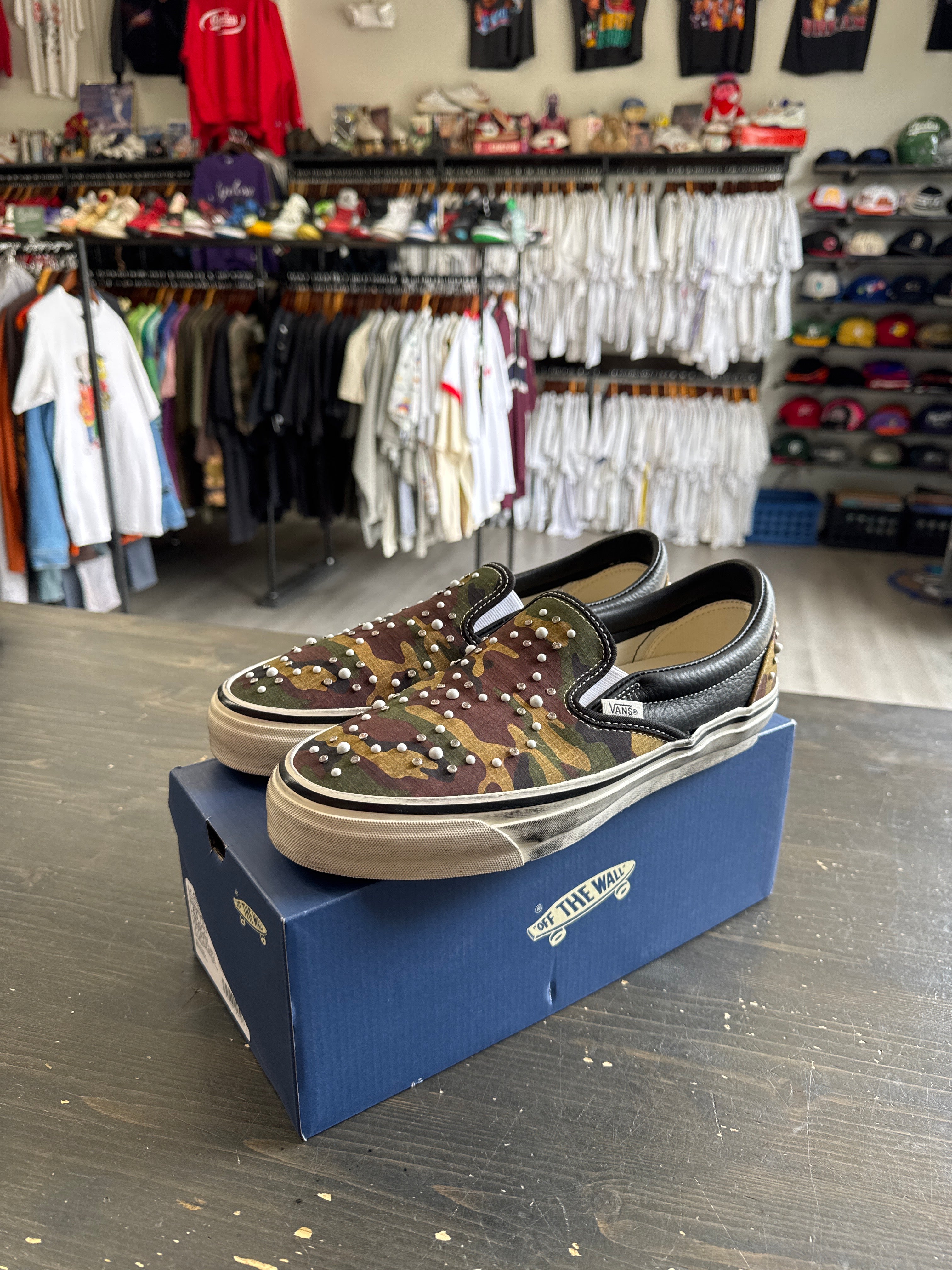 Vans LX Classic Slip-On 98 Pearlized Pack Camo Black