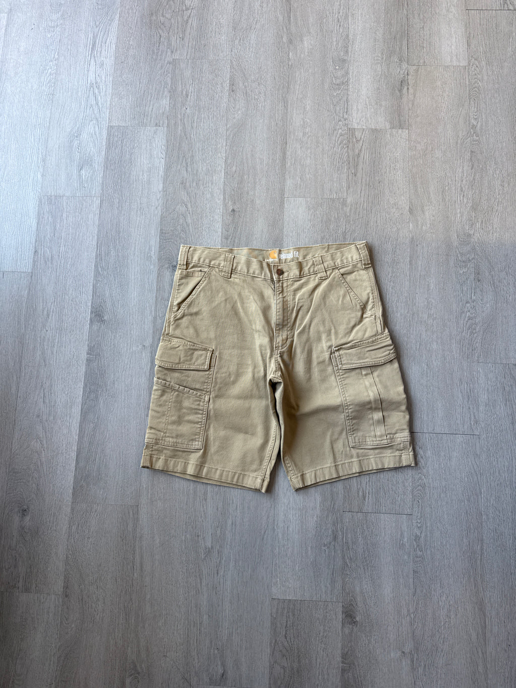 Carhartt Relaxed Fit Tan Cargo Shorts