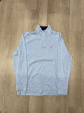 Tommy Hilfiger Baby Blue Quarter Zip Fleece Sweatshirt
