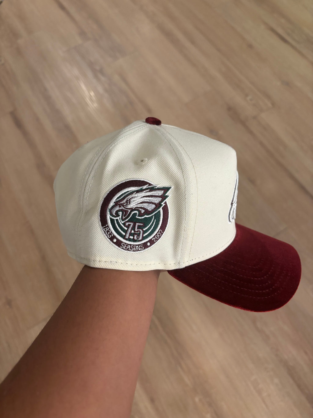 Philadelphia Eagles New Era 9FORTY A-Frame SnapBack