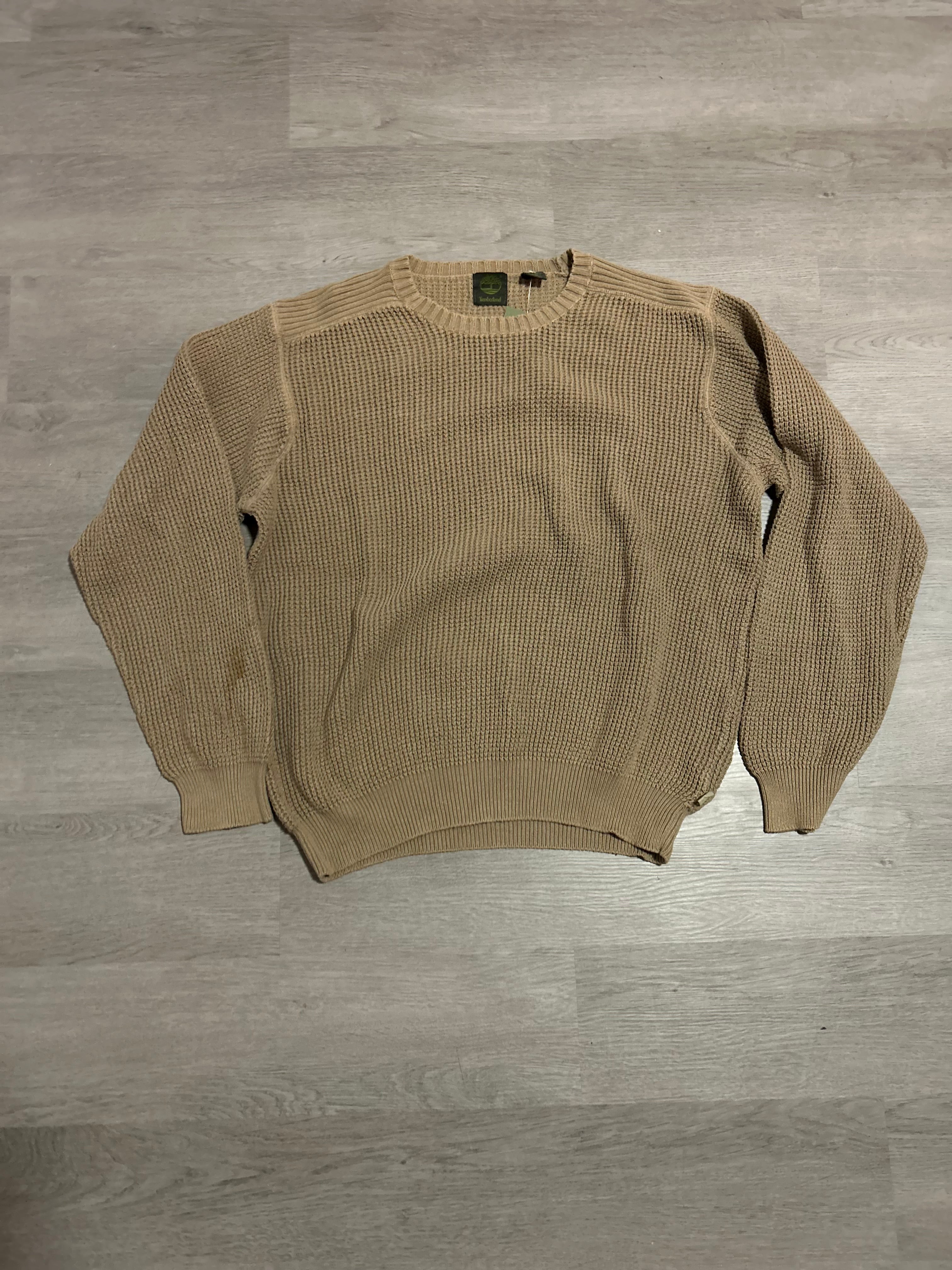 Vintage Tan Timberland Knit Sweater