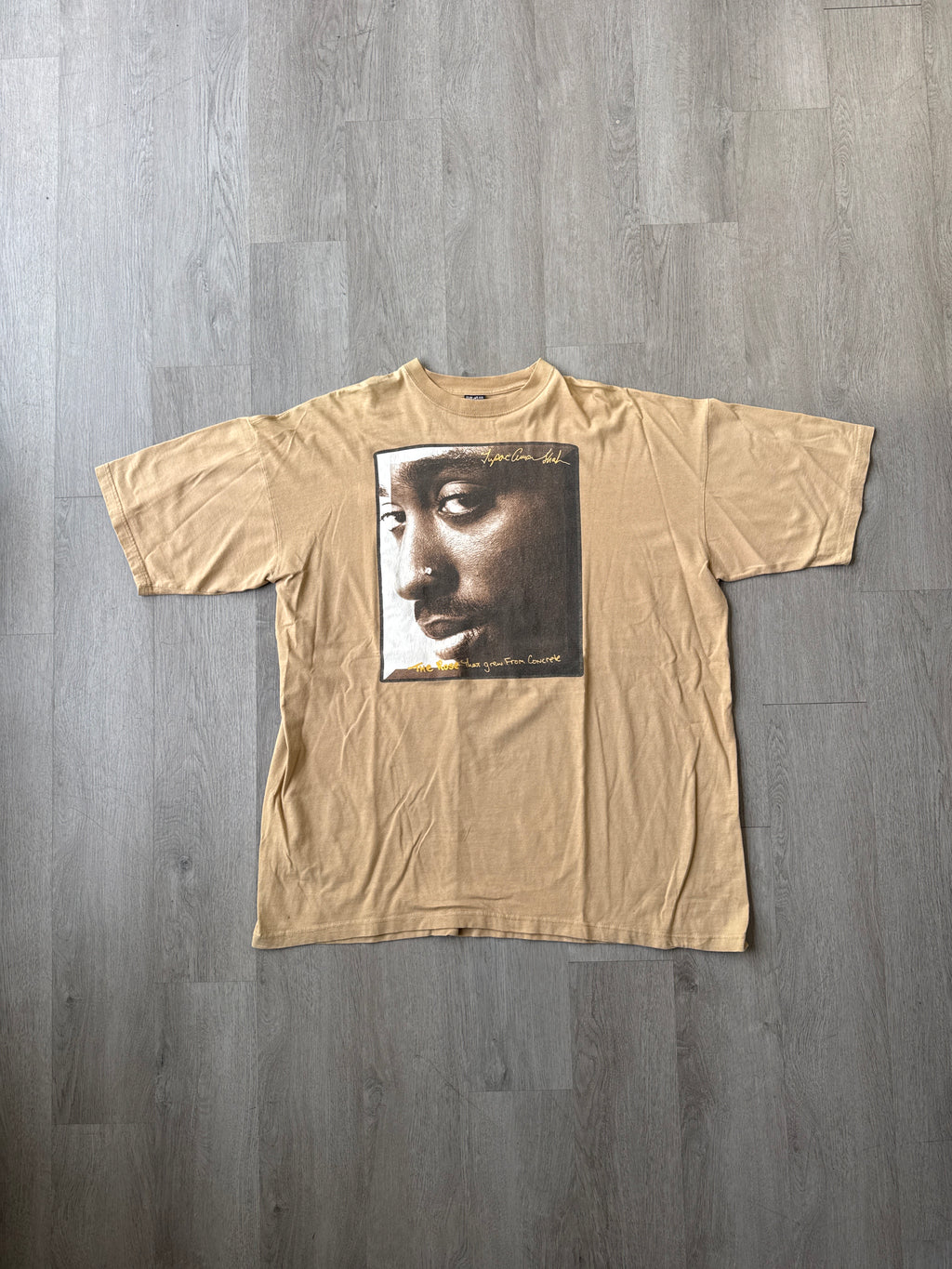 Vintage Tupac Shakur 2 Pac The Rose That Grew From Concrete Promo Rap Tee
