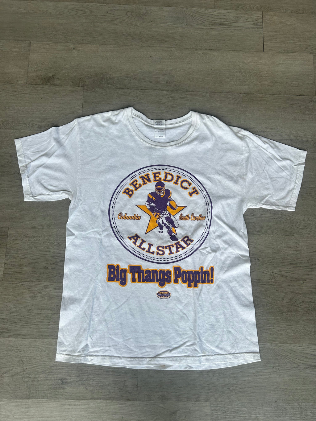 Vintage Benedict College Football Tee