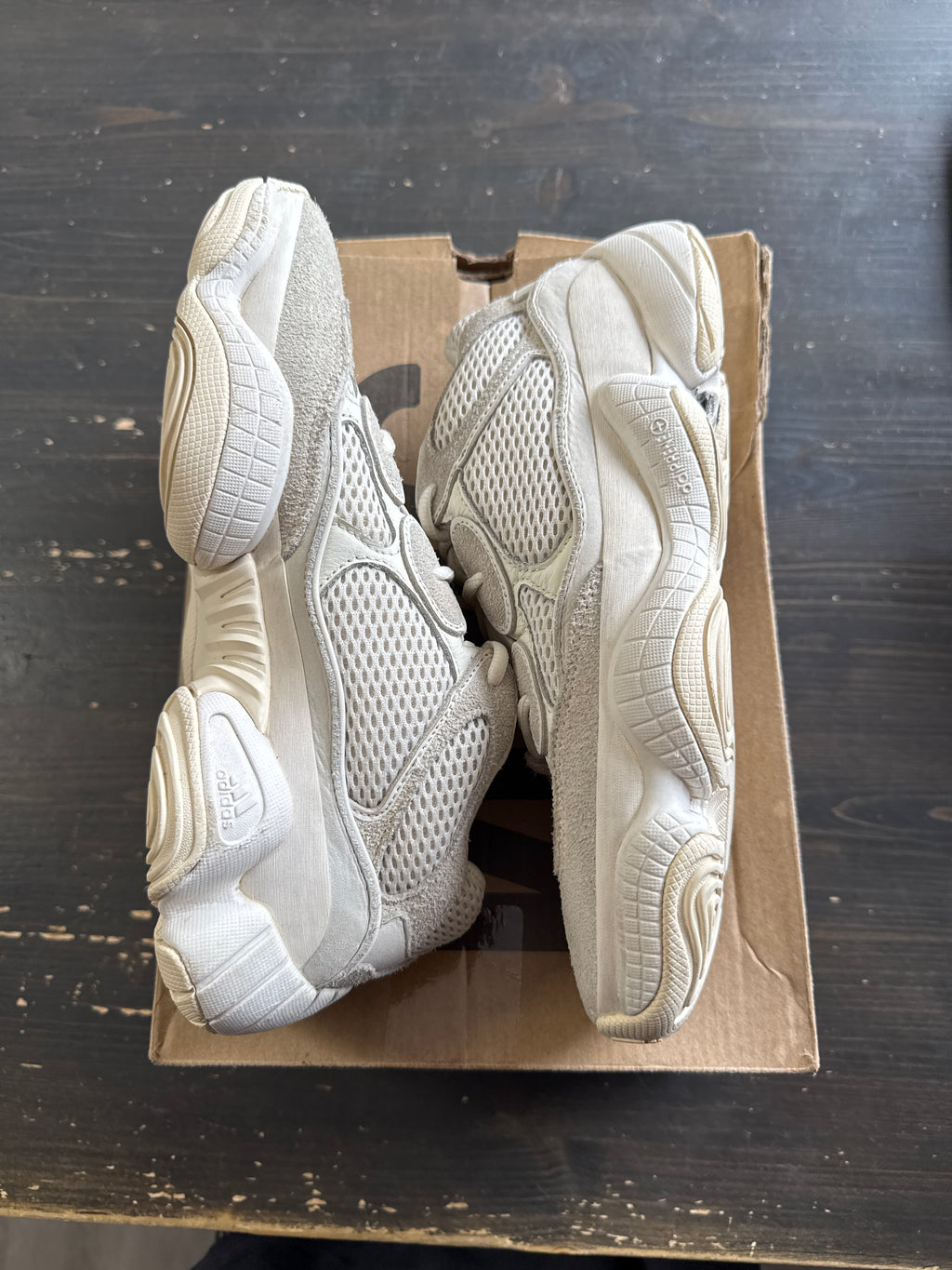 Pre-owned Adidas Yeezy 500 Bone White (2019)
