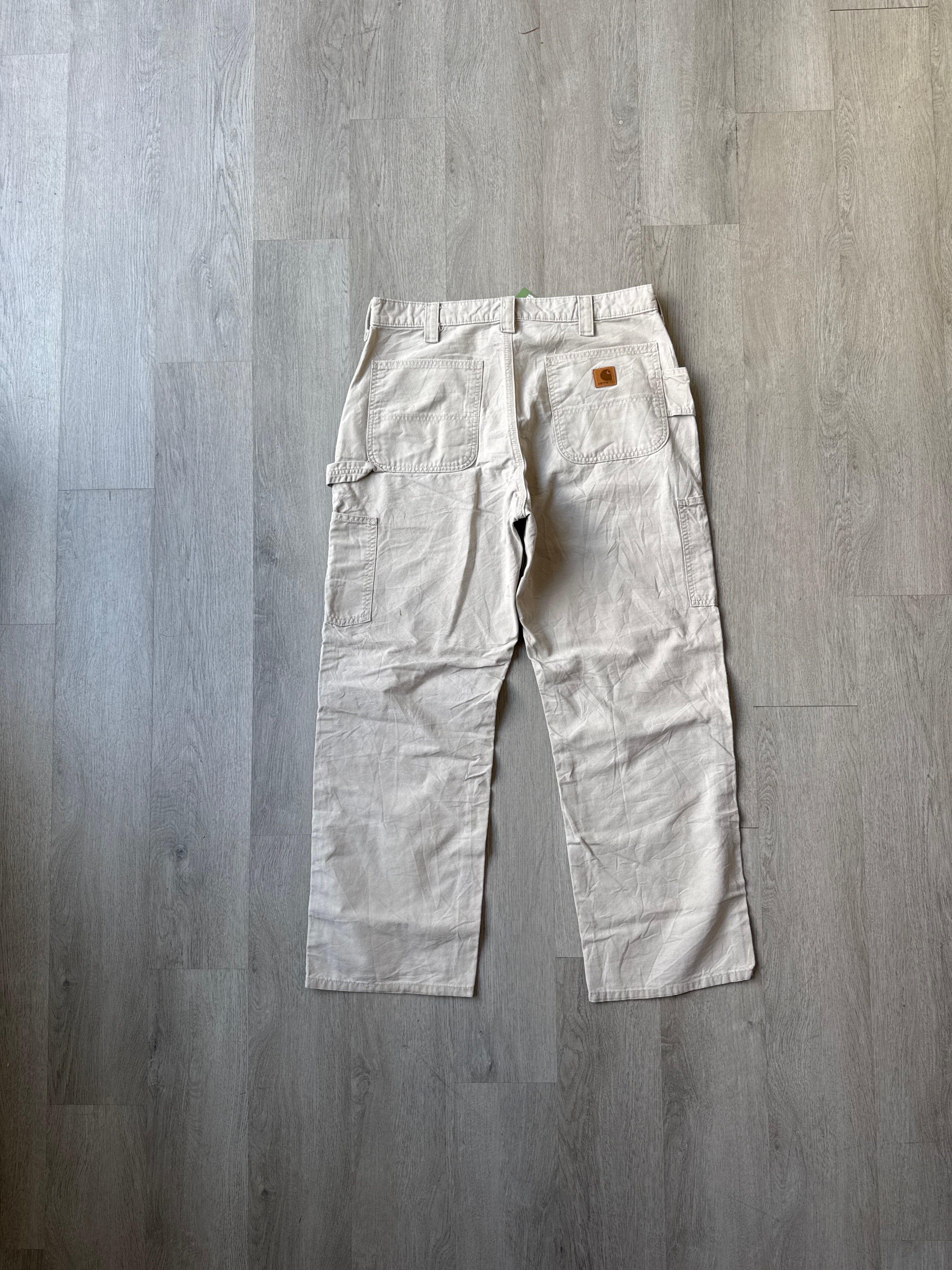 Vintage Carhartt Loose Original Fit Tan Carpenter Pants