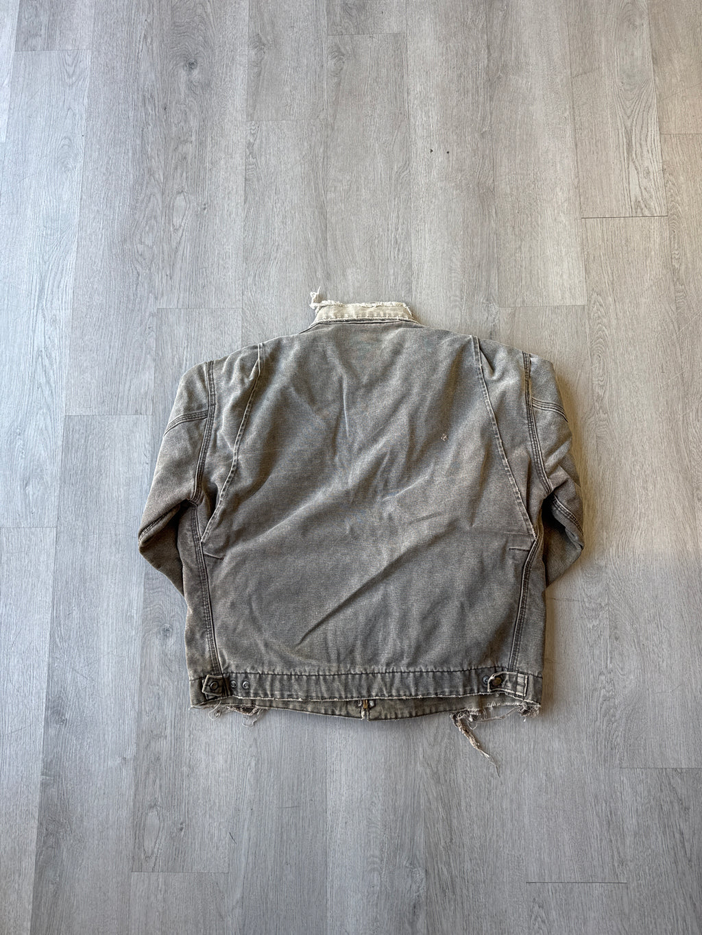 Vintage Carhartt Distressed Thrashed Detroit Jacket