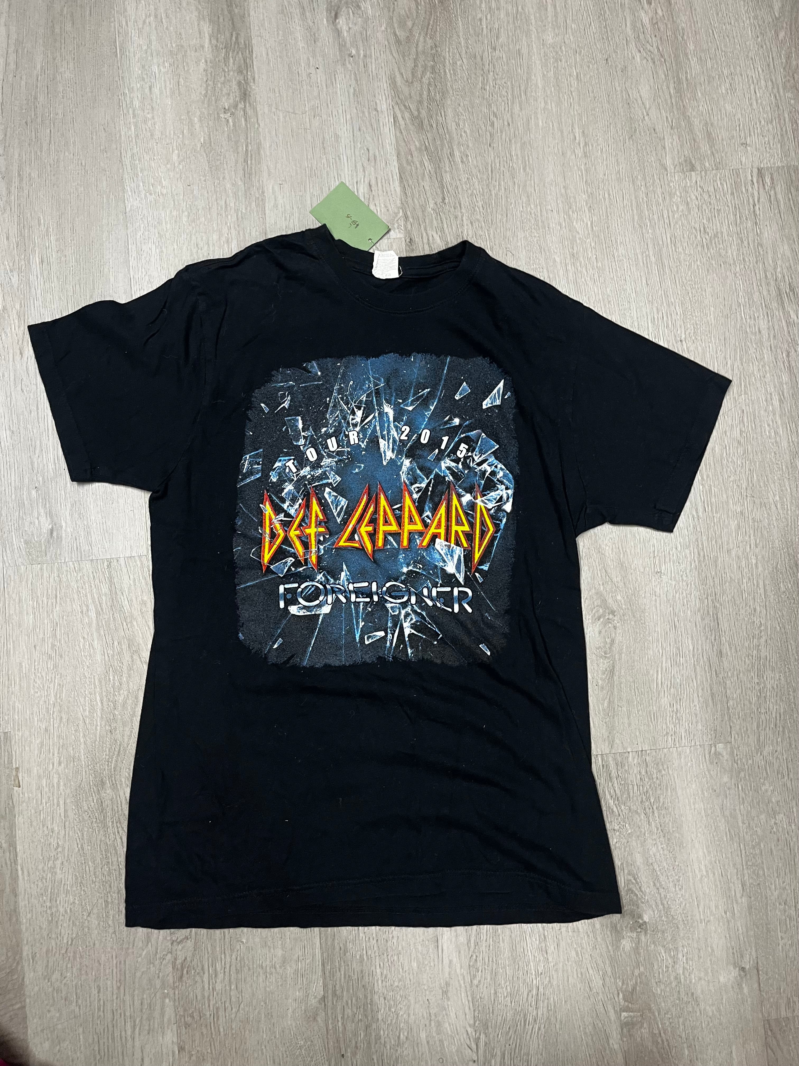 2015 Def Leppard Foreigner Tour Band Tee