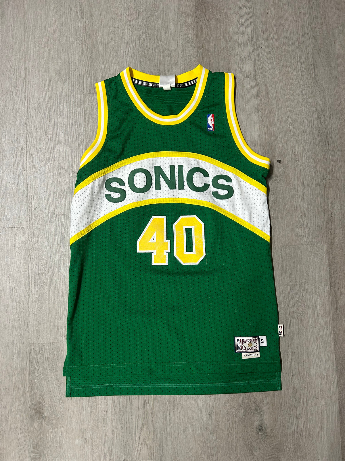 Vintage Seattle Super Sonics Shawn Kemp Jersey