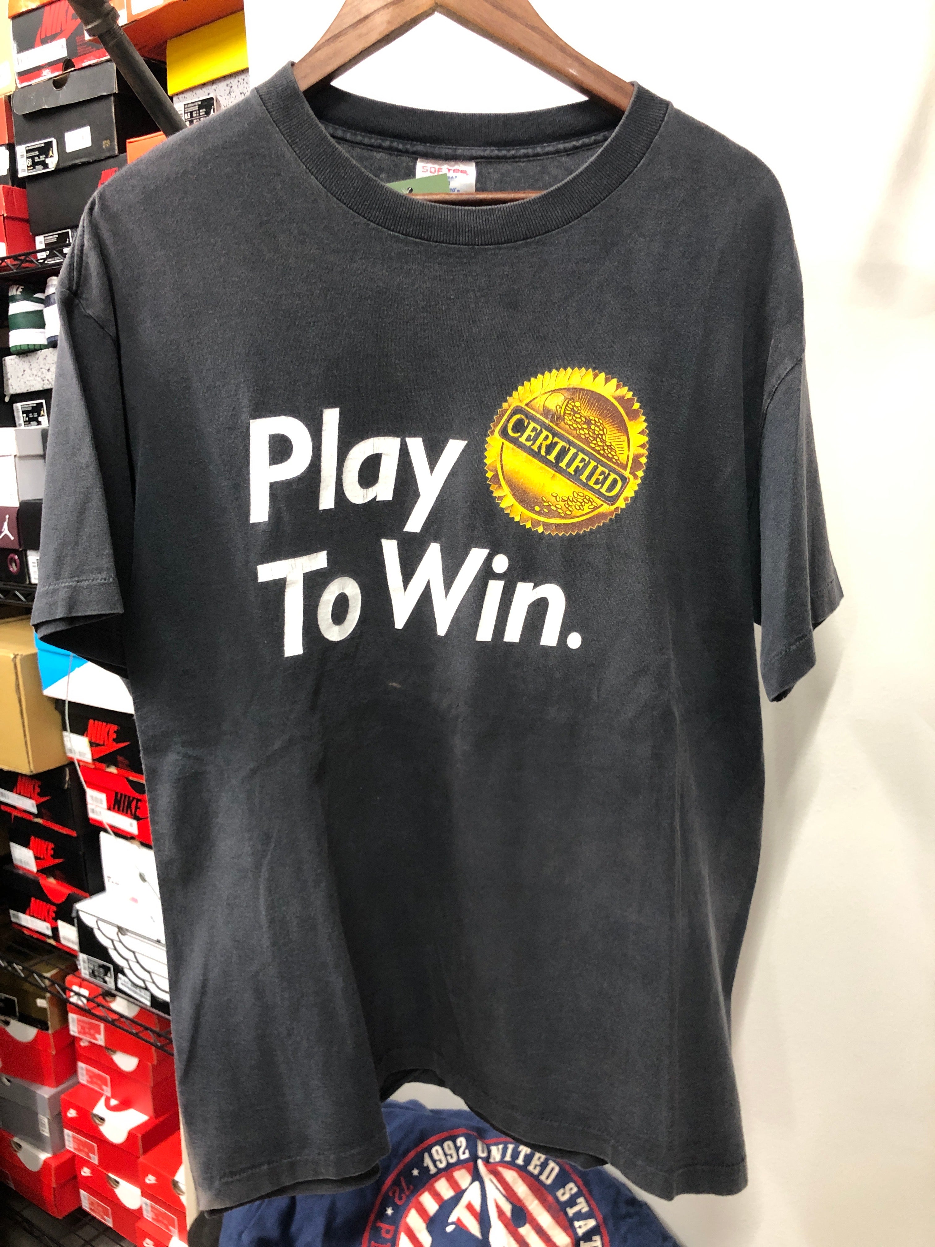 Vintage Play To Win Tee