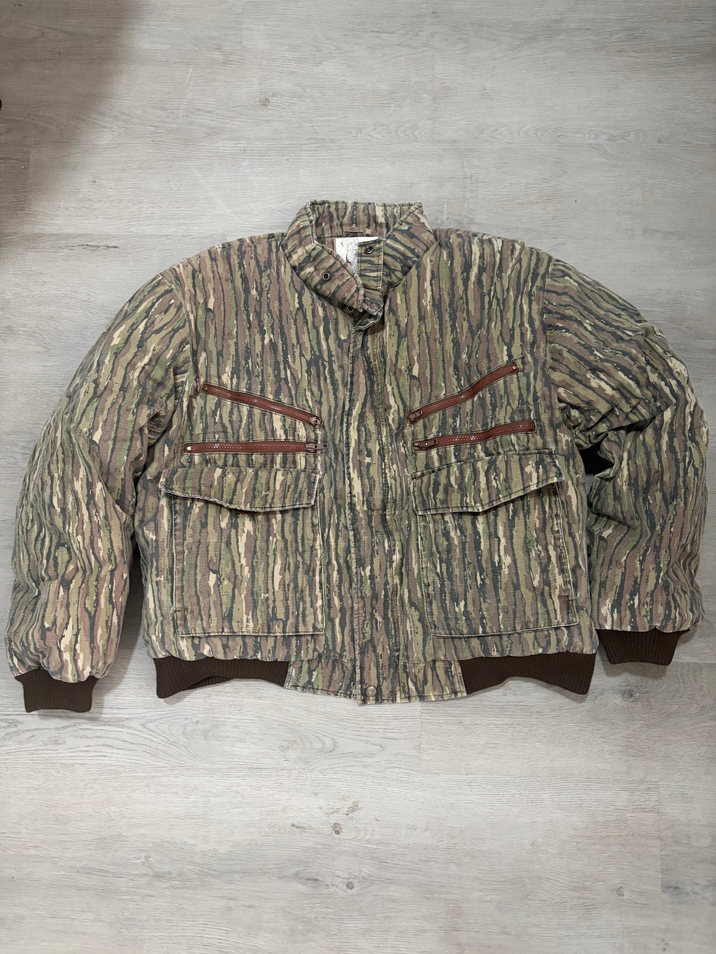 Mossy Oak Bottomland Camo Bomber Jacket