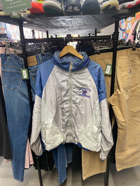 Vintage University of Memphis Windbreaker Jacket