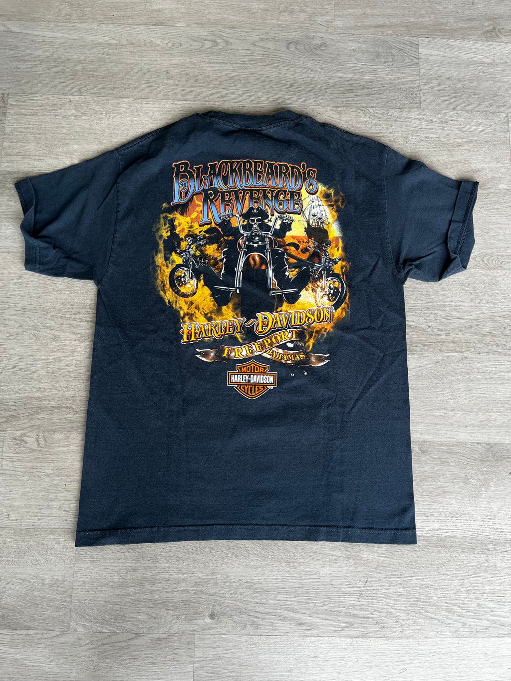 Vintage Harley Davidson Blackbeard's Revenge Tee