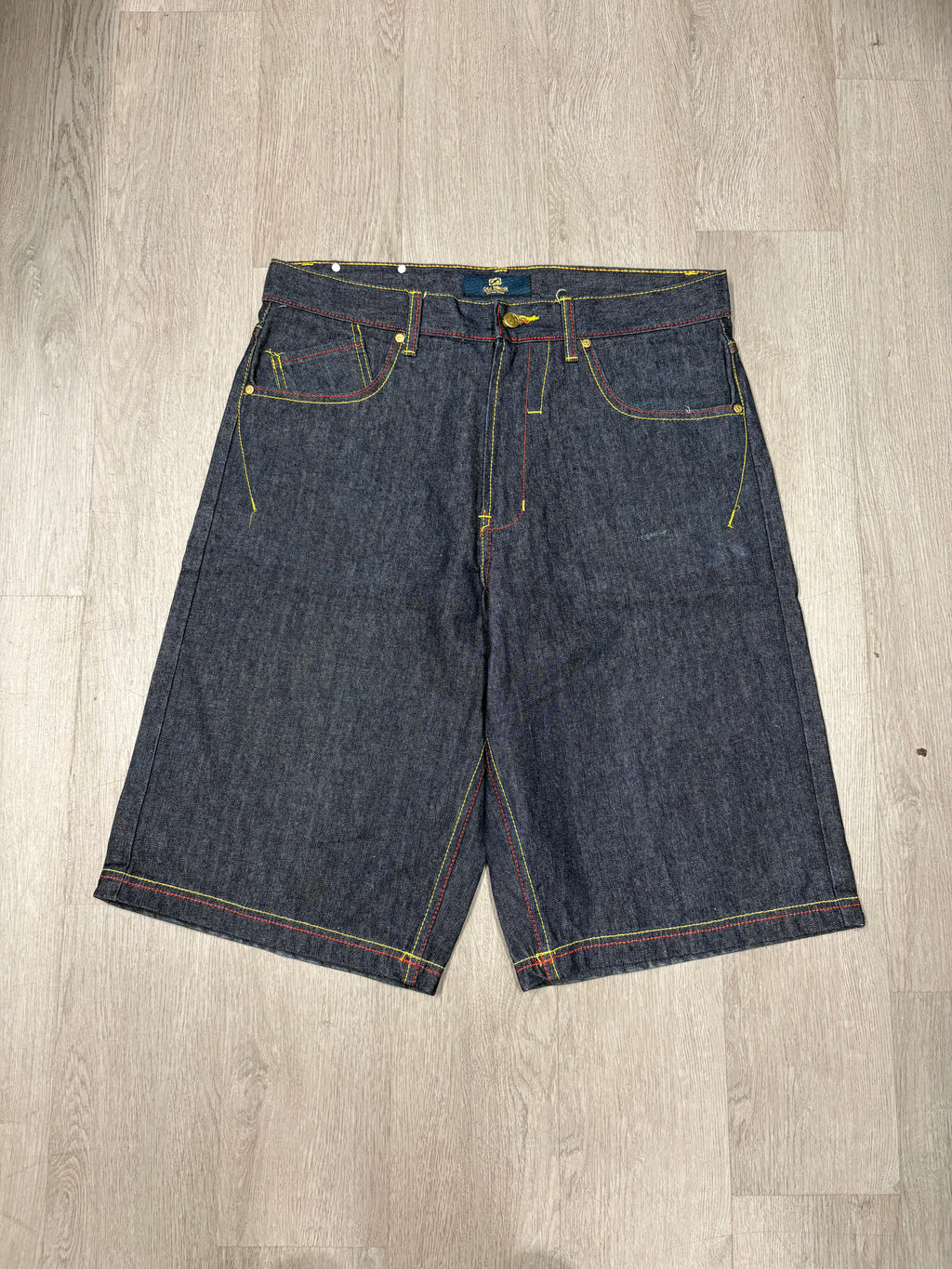 Y2K Old Skool Baggy Denim Shorts