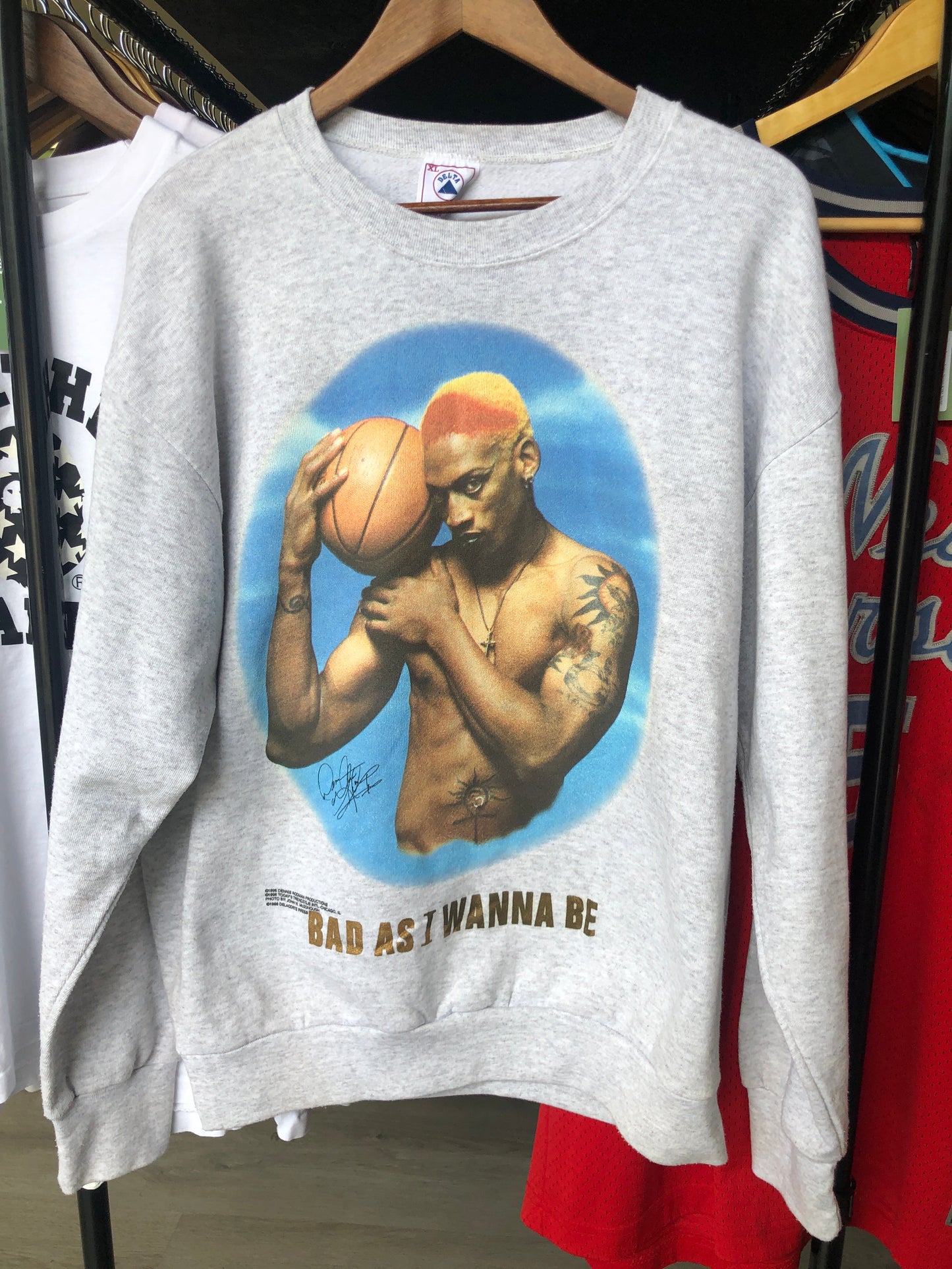 Vintage Dennis Rodman Bad As I Wanna Be Sweatshirt
