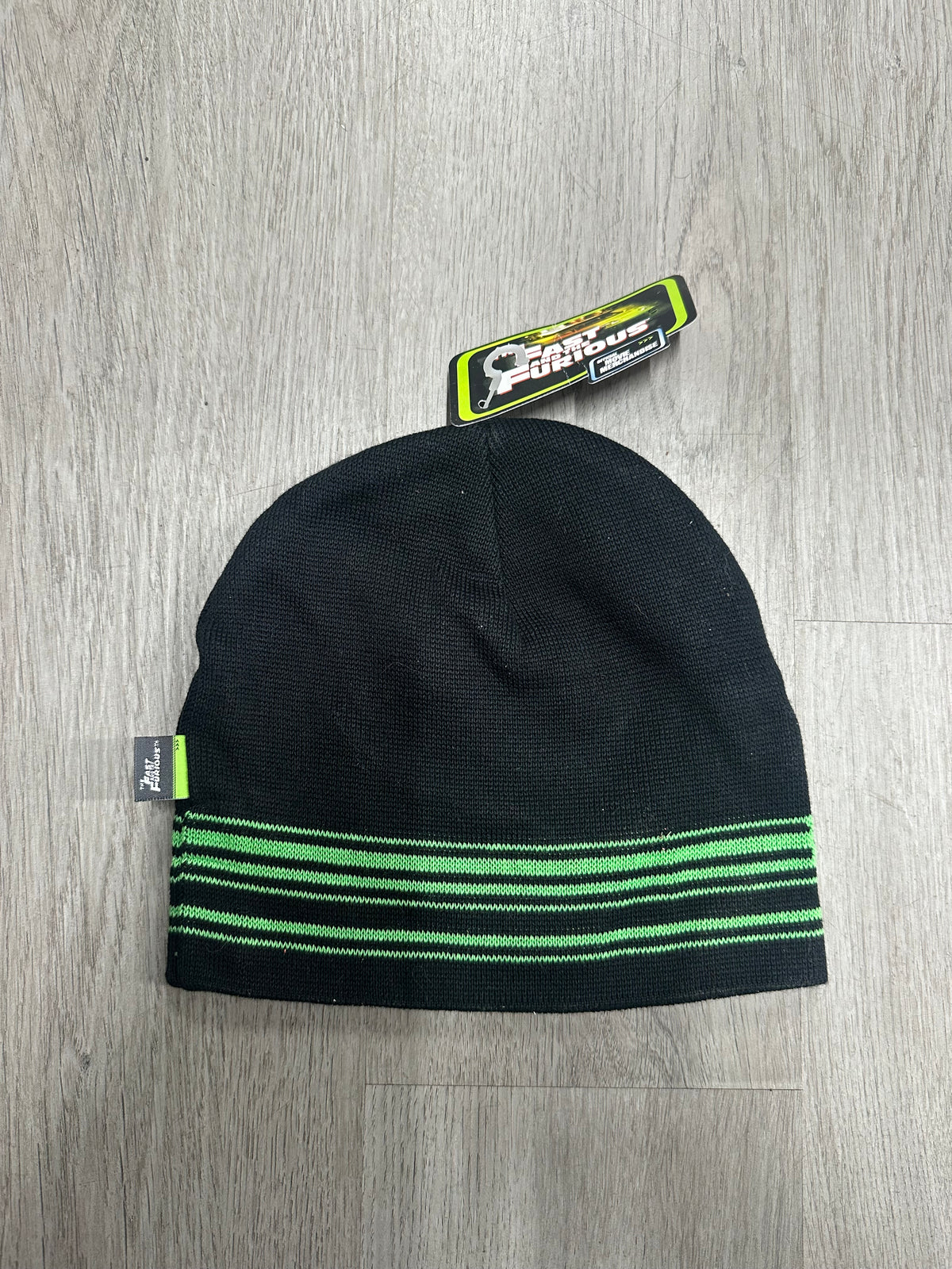 Black/Green 2 Fast 2 Furious Official Movie Merch Beanie