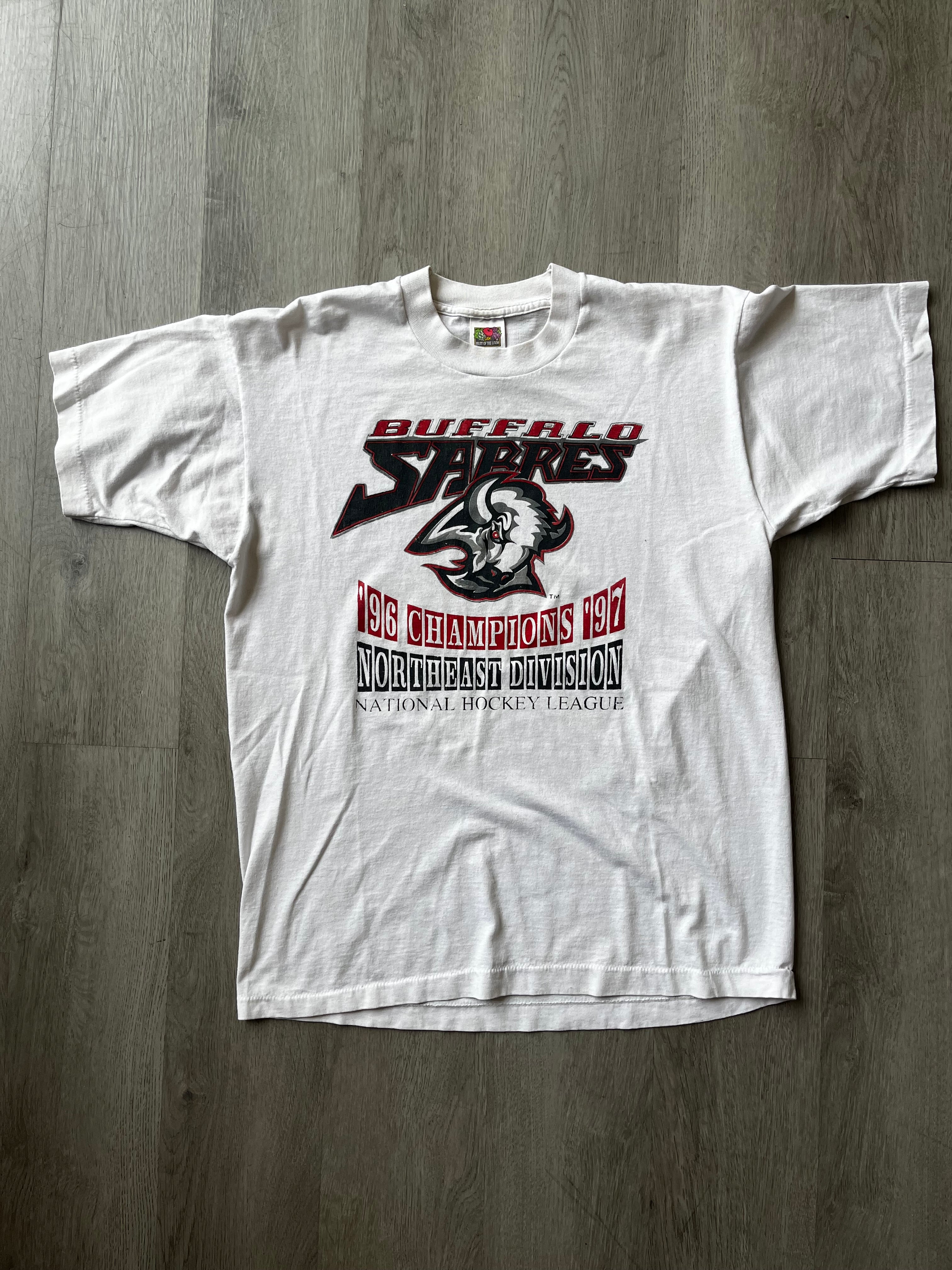 Vintage Buffalo Sabres 1996-1997 Northeast Division Champions Tee