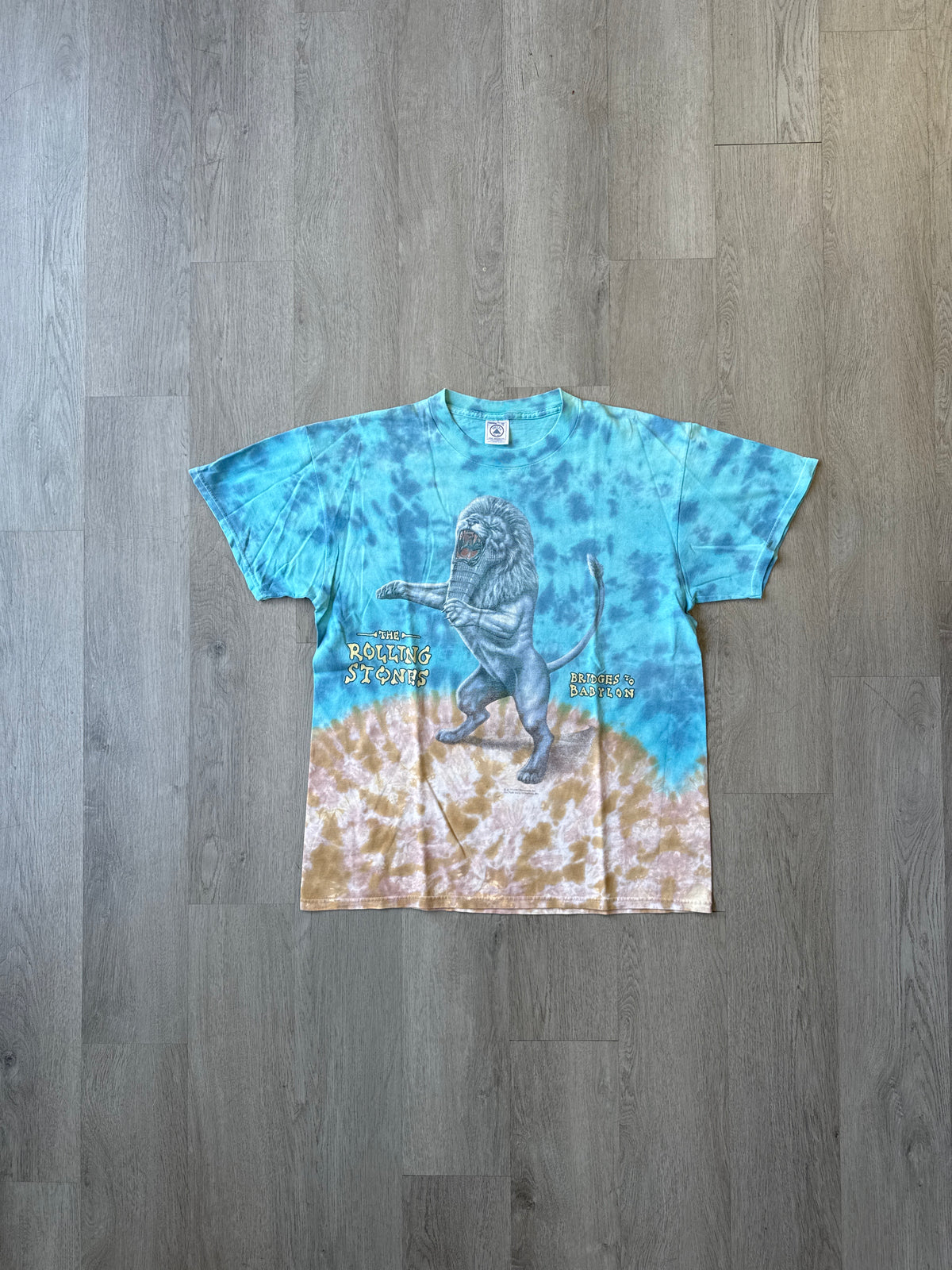 Vintage 1996 The Rolling Stones Bridges To Babylon Tie Dye Tee