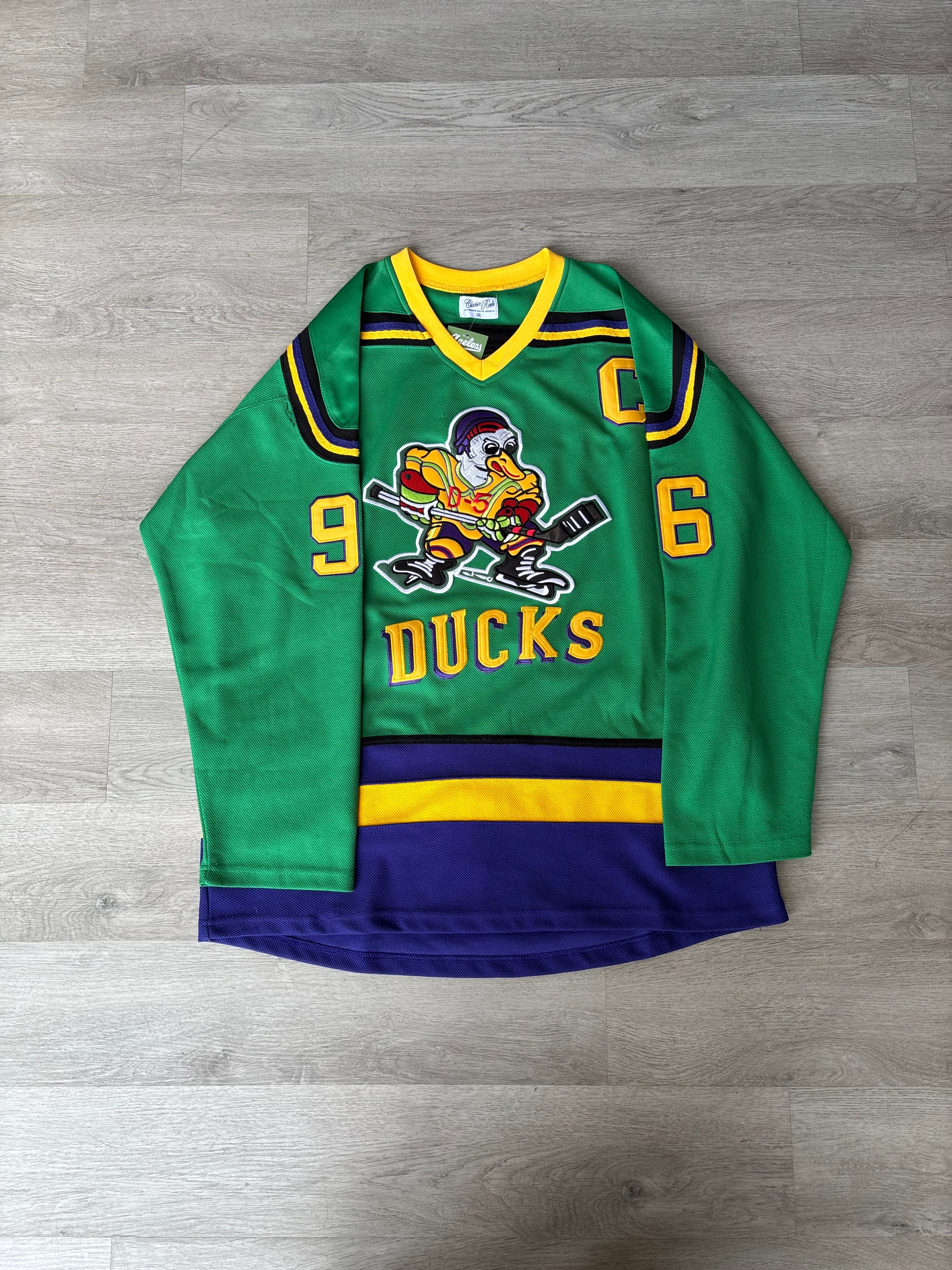 Charlie Conway #96 Mighty Ducks Hockey Jersey