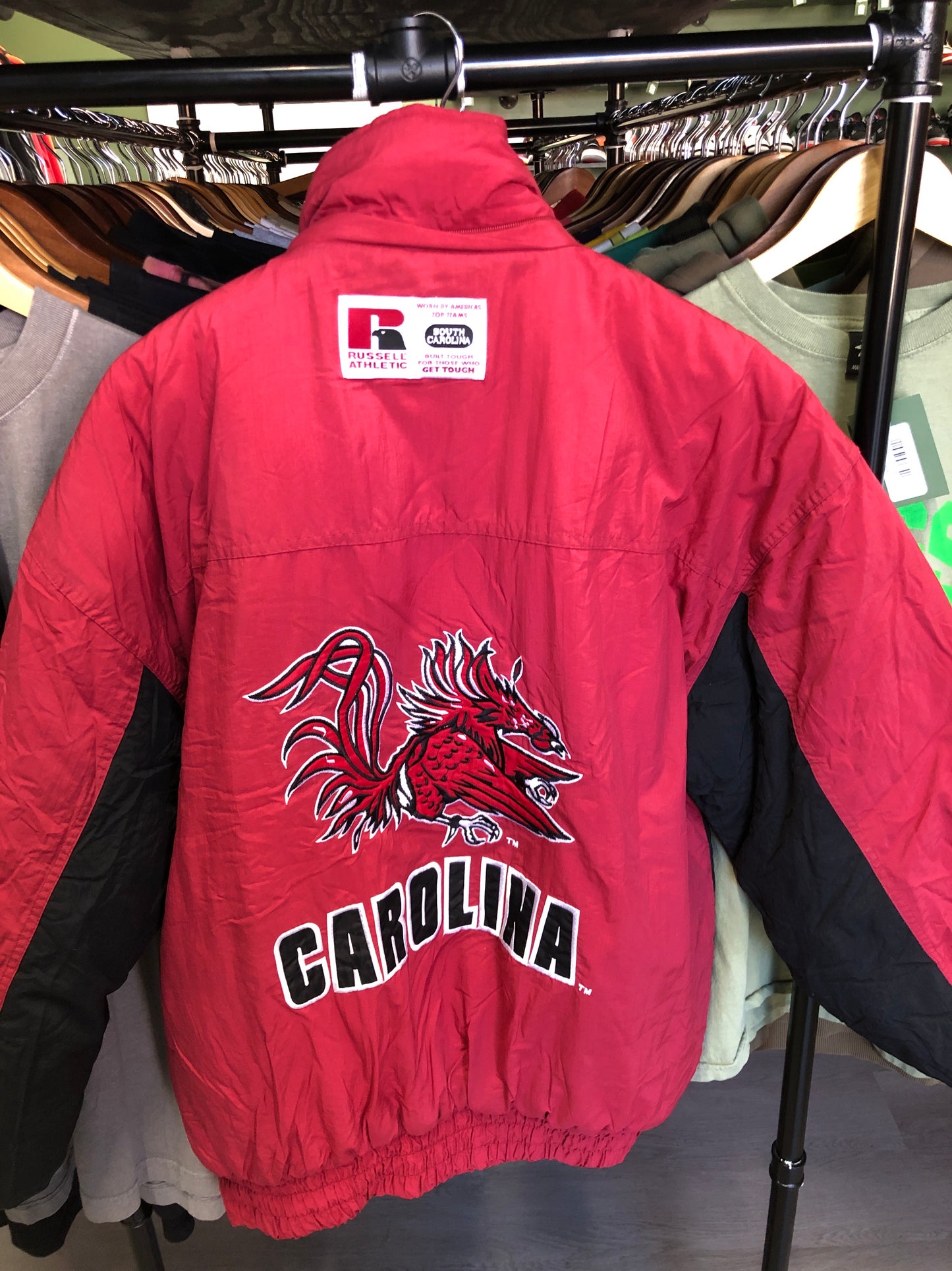 Vintage Carolina Gamecocks Puffer Jacket