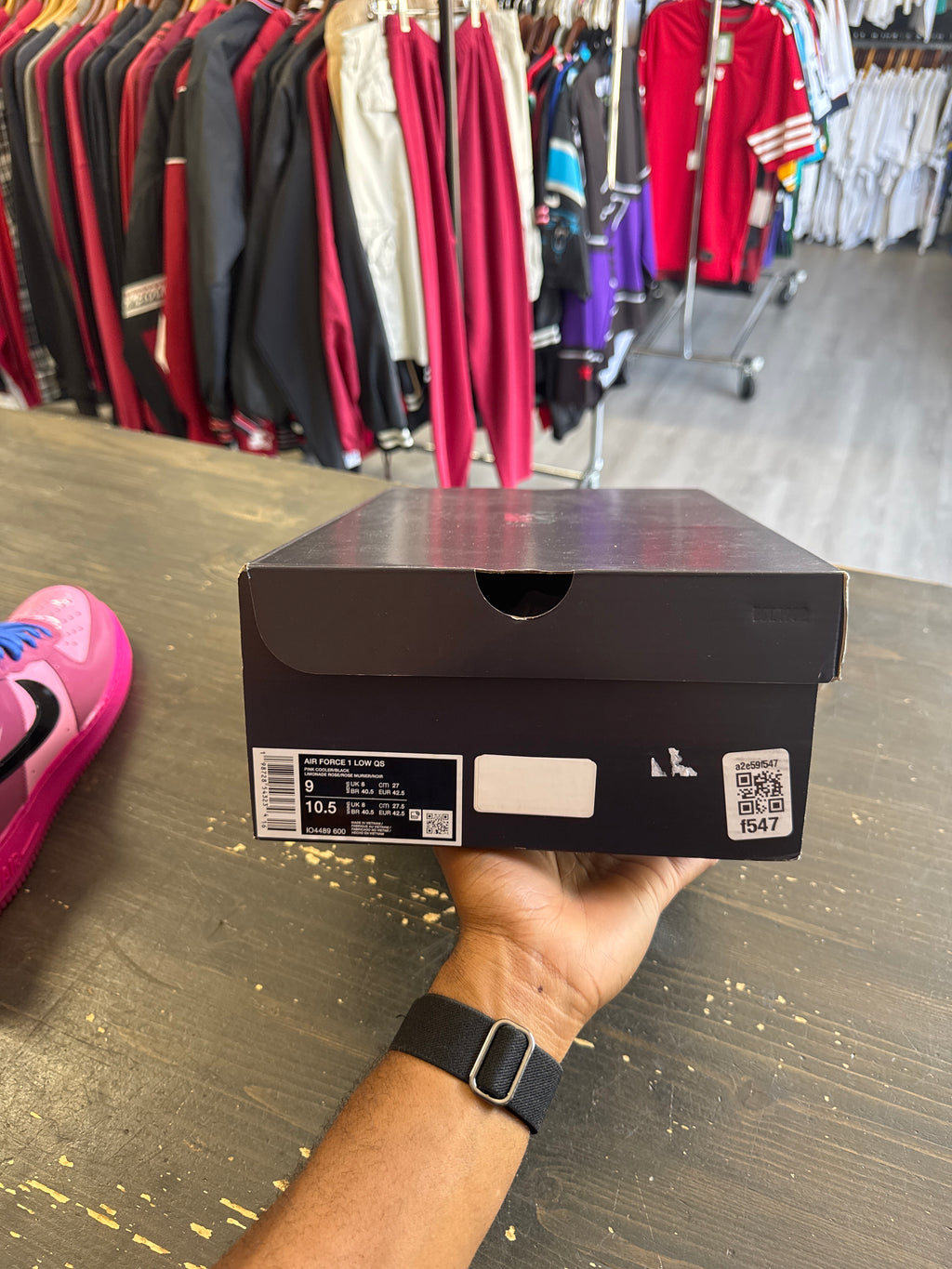 Pre-owned Nike Air Force 1 Pink Cooler Mulberry Rose