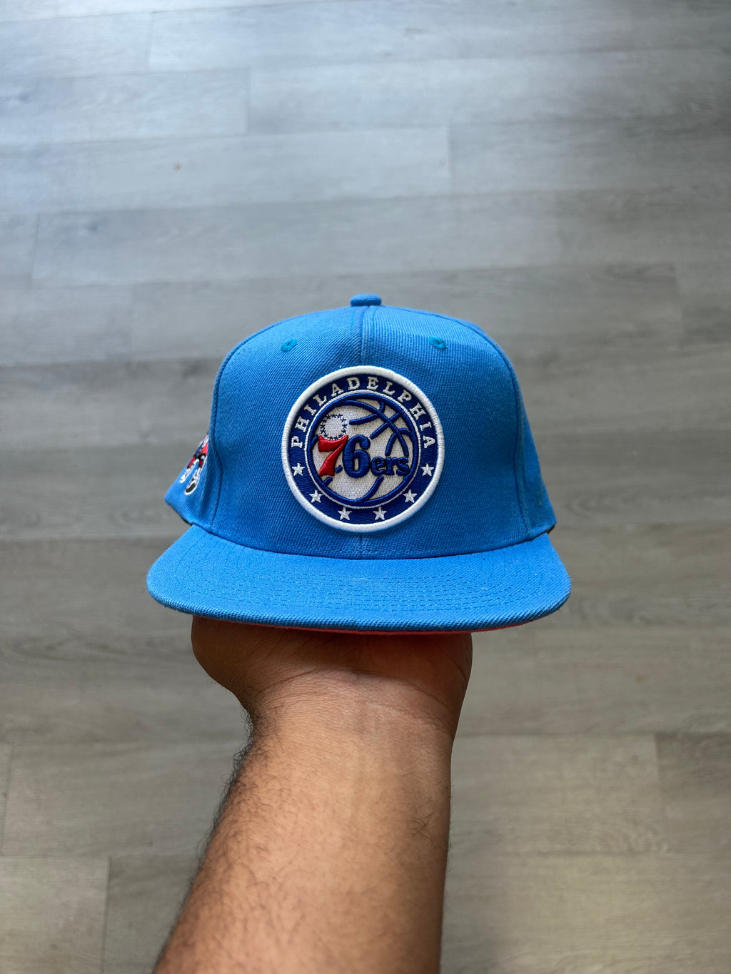 Mitchell & Ness Philadelphia 76ers Benjamin Franklin SnapBack Hat