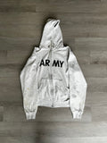 Vintage ARMY Zip Up Hoodie
